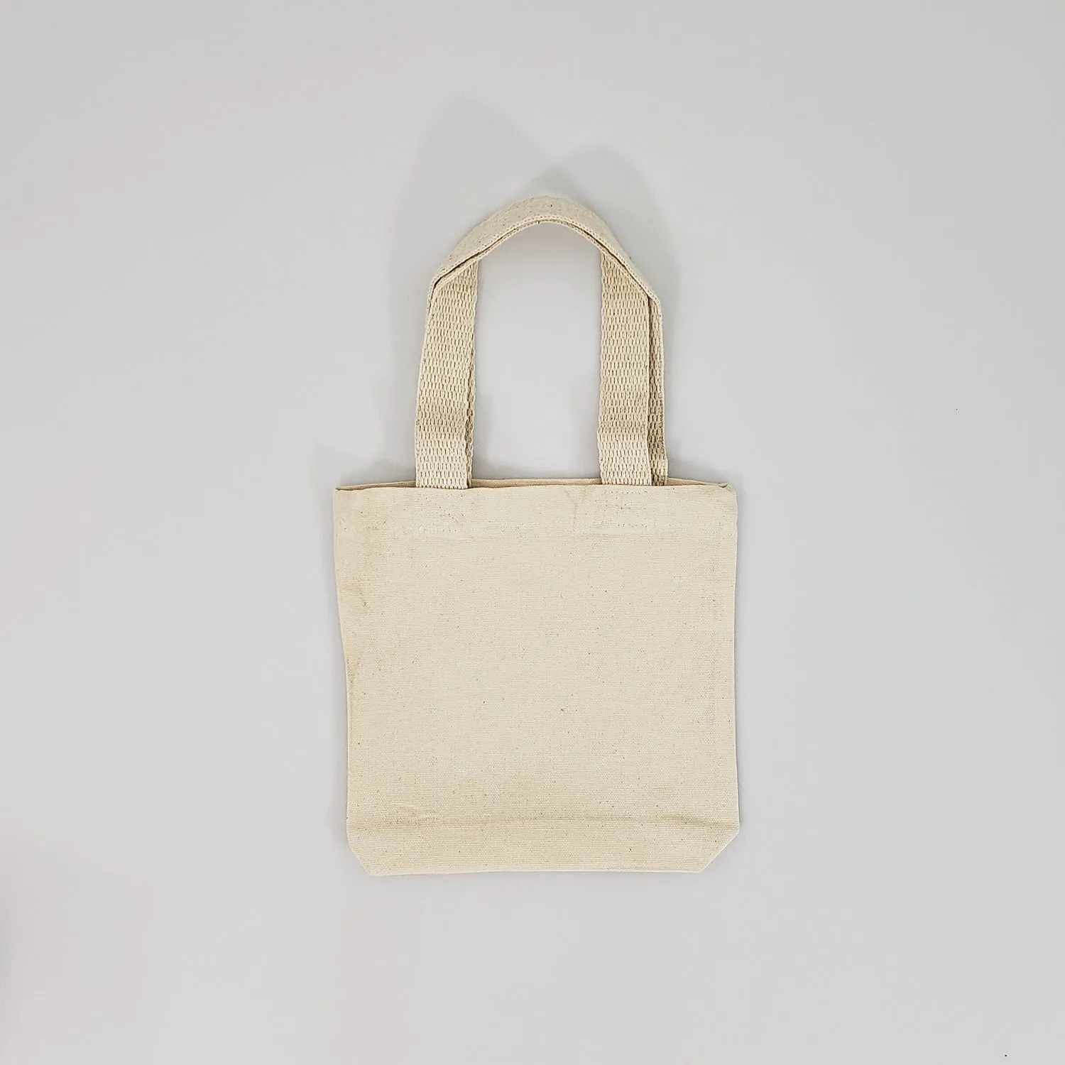 12 ct 8" Mini Cotton Canvas Gift Tote Bags - By Dozen