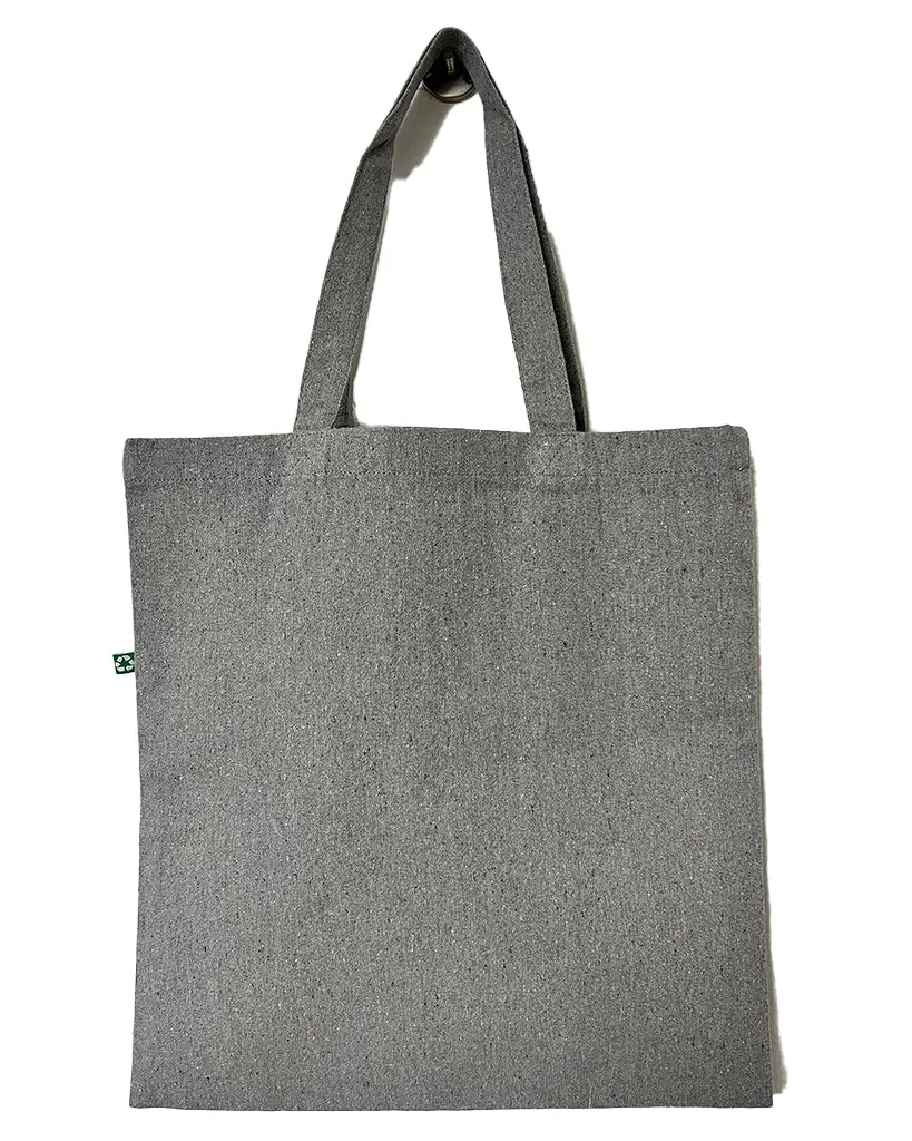 12 ct Eco Friendly Recycled Cotton Canvas Basic Tote Bags - By Dozen