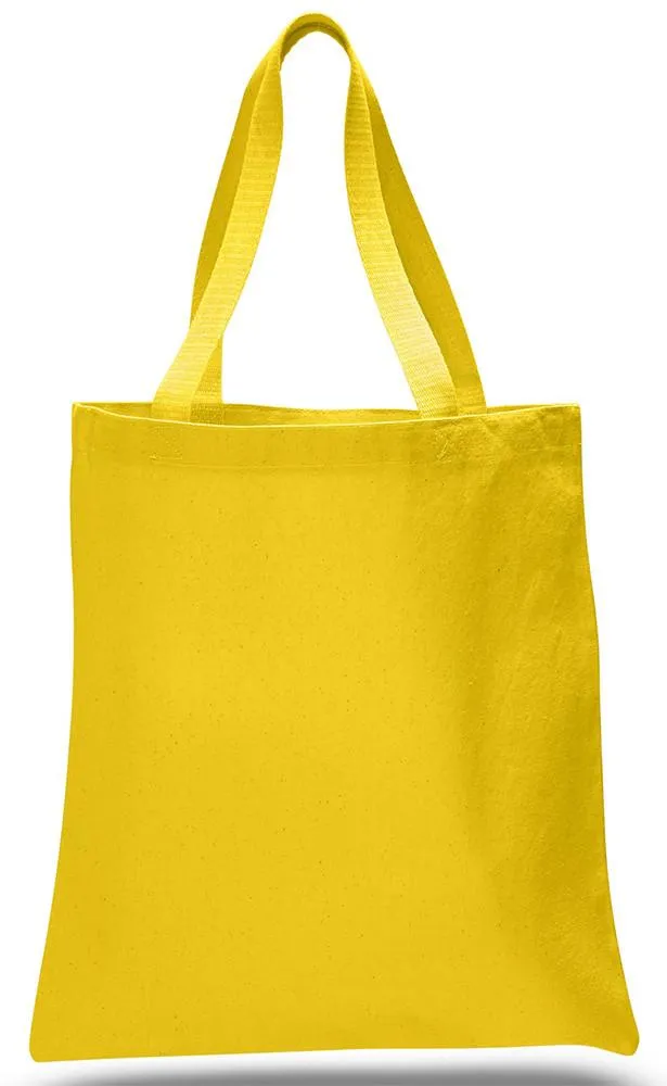 12 ct High Quality Promotional 100% Canvas Tote Bags - By Dozen