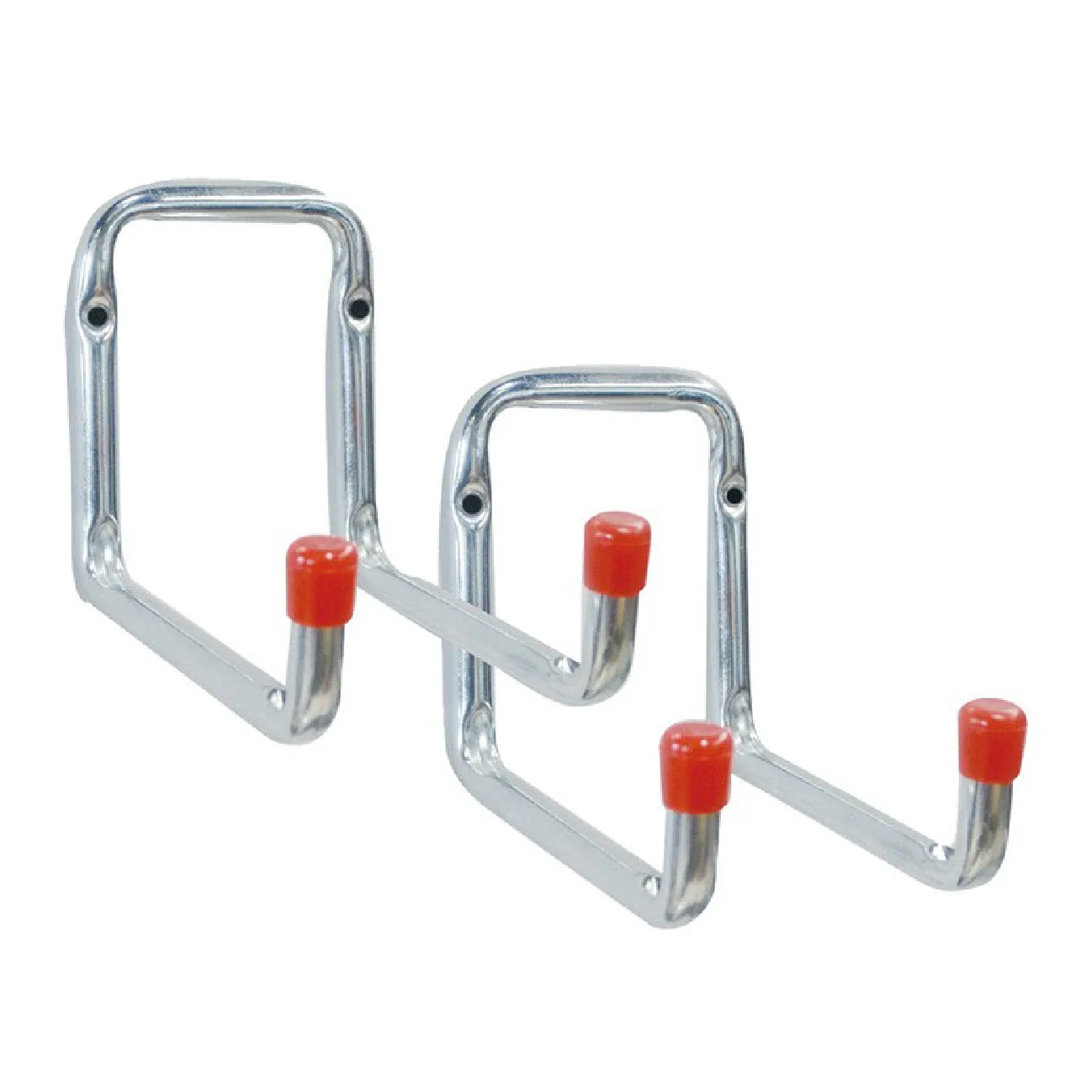 2 x Heavy Duty Double Arm Metal Storage Hooks