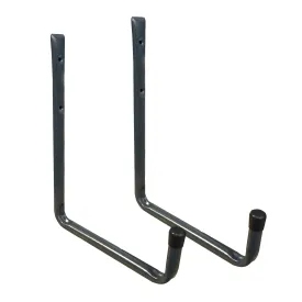 2 x Wall Mounted 250mm Utility Storage Hooks