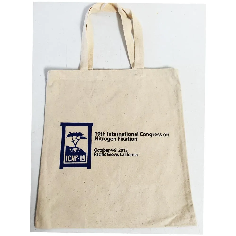 240 ct Economical 100% Cotton Tote Bags with Bottom Gusset - By Case