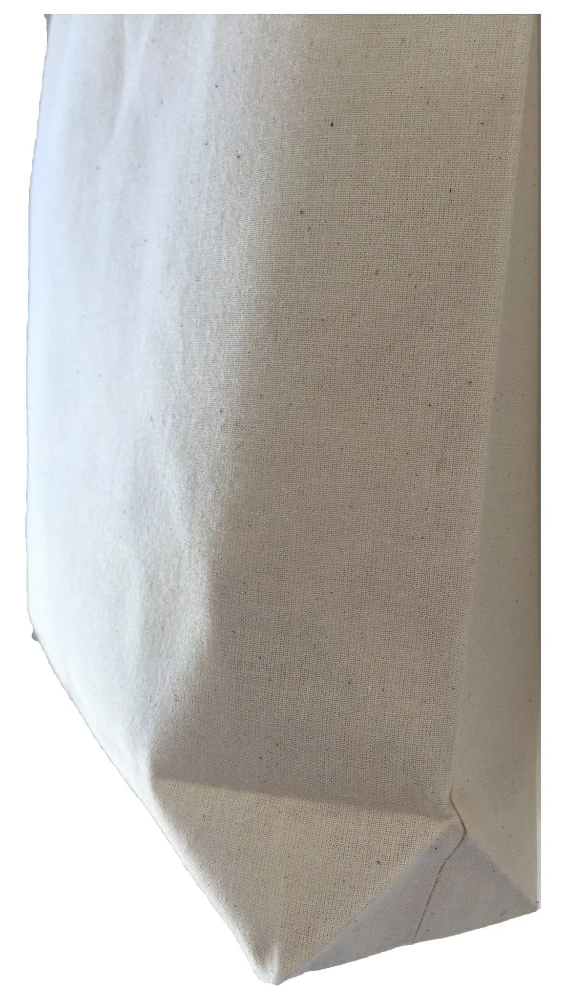 240 ct Economical 100% Cotton Tote Bags with Bottom Gusset - By Case