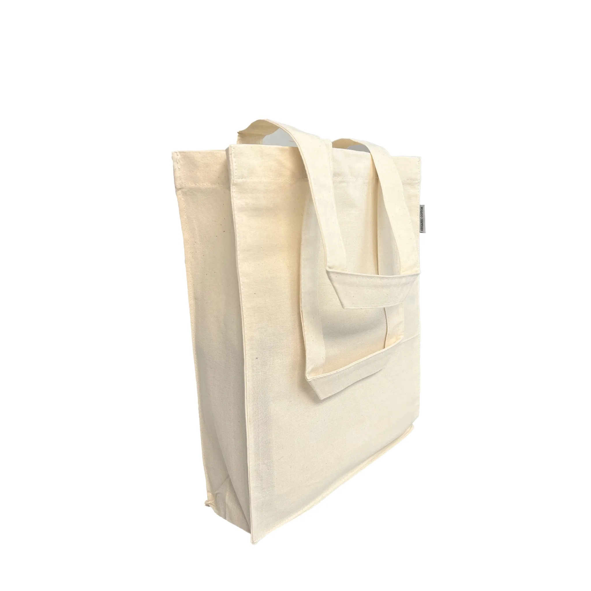 288 ct Cotton Book Bags with Full Gusset / Small Tote Bag - By Case