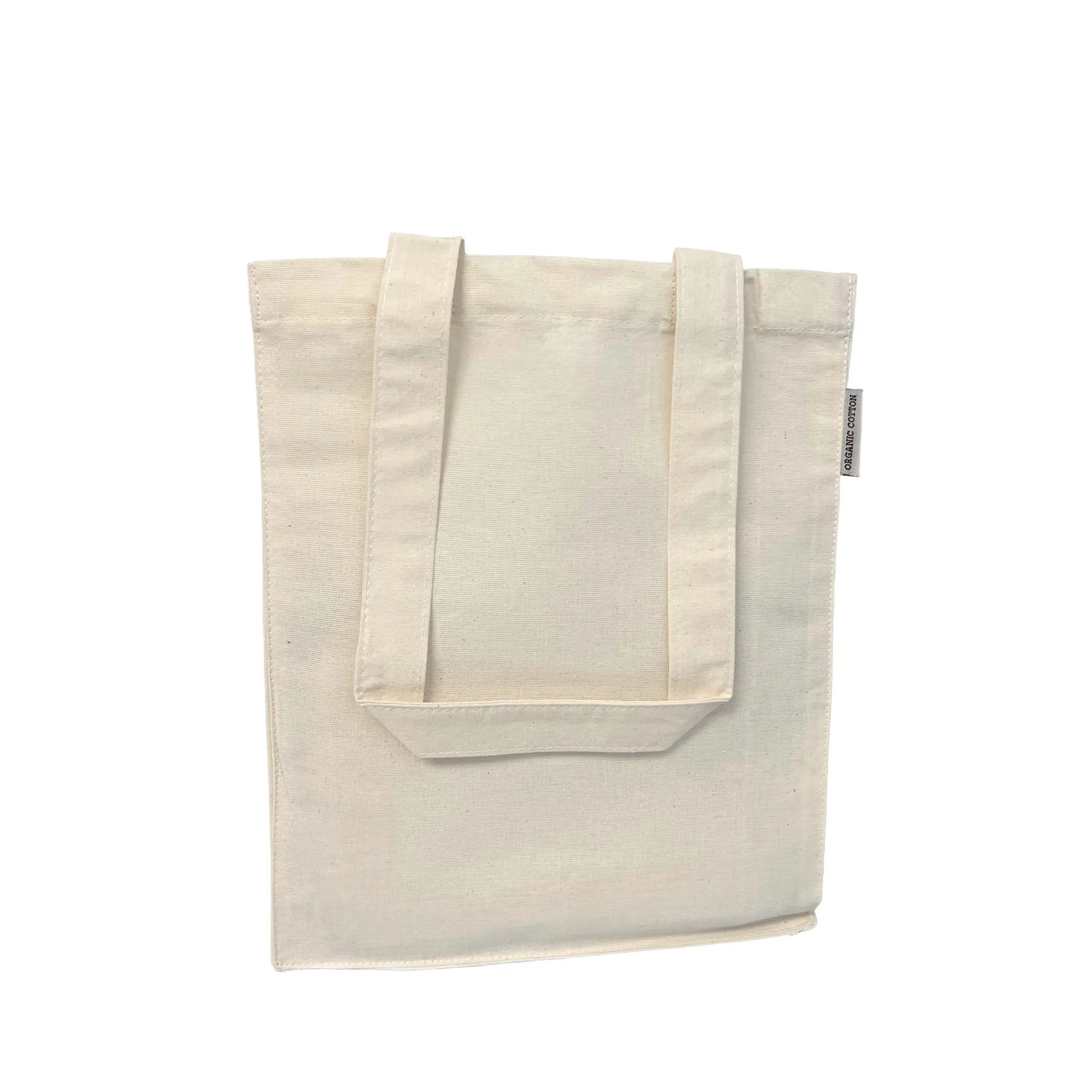 288 ct Cotton Book Bags with Full Gusset / Small Tote Bag - By Case