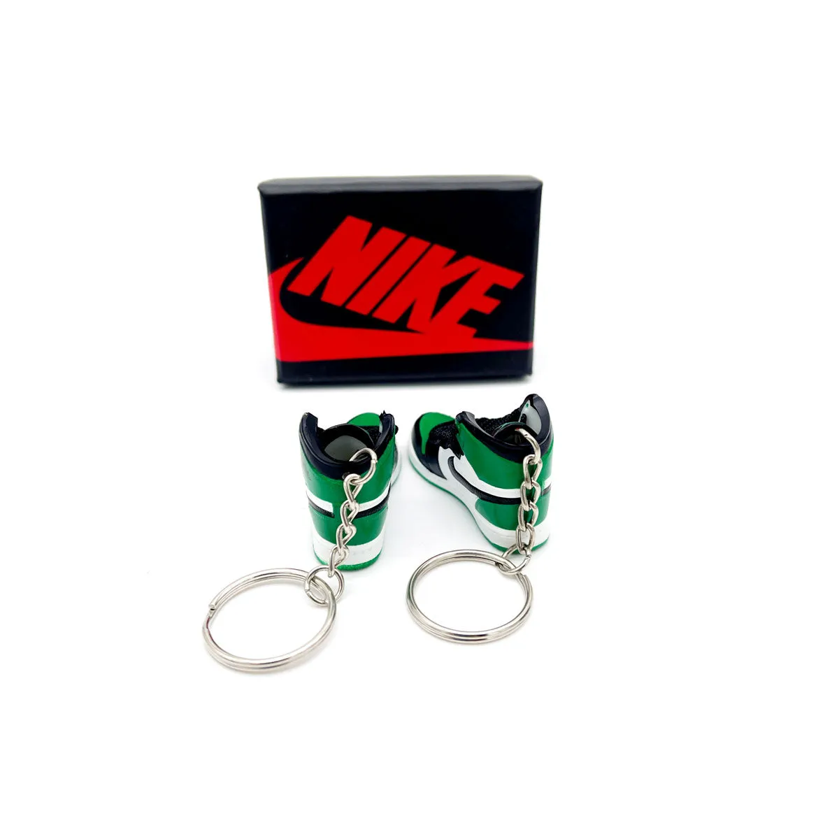 3D Sneaker Keychain- Air Jordan 1 High Pine Green 1.0 Pair