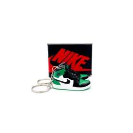 3D Sneaker Keychain- Air Jordan 1 High Pine Green 1.0 Pair