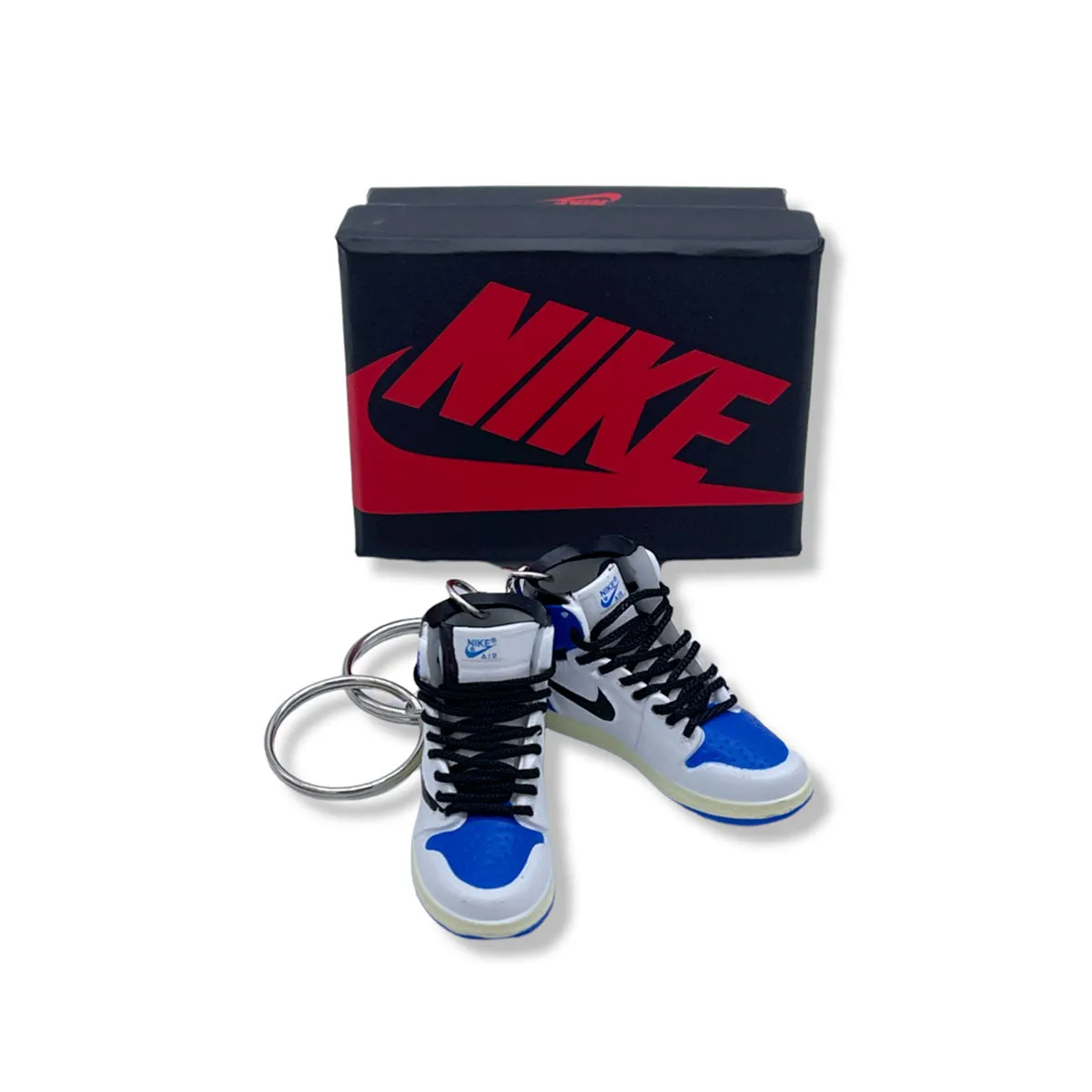 3D Sneaker Keychain- Air Jordan 1 High Travis Scott Fragment Pair