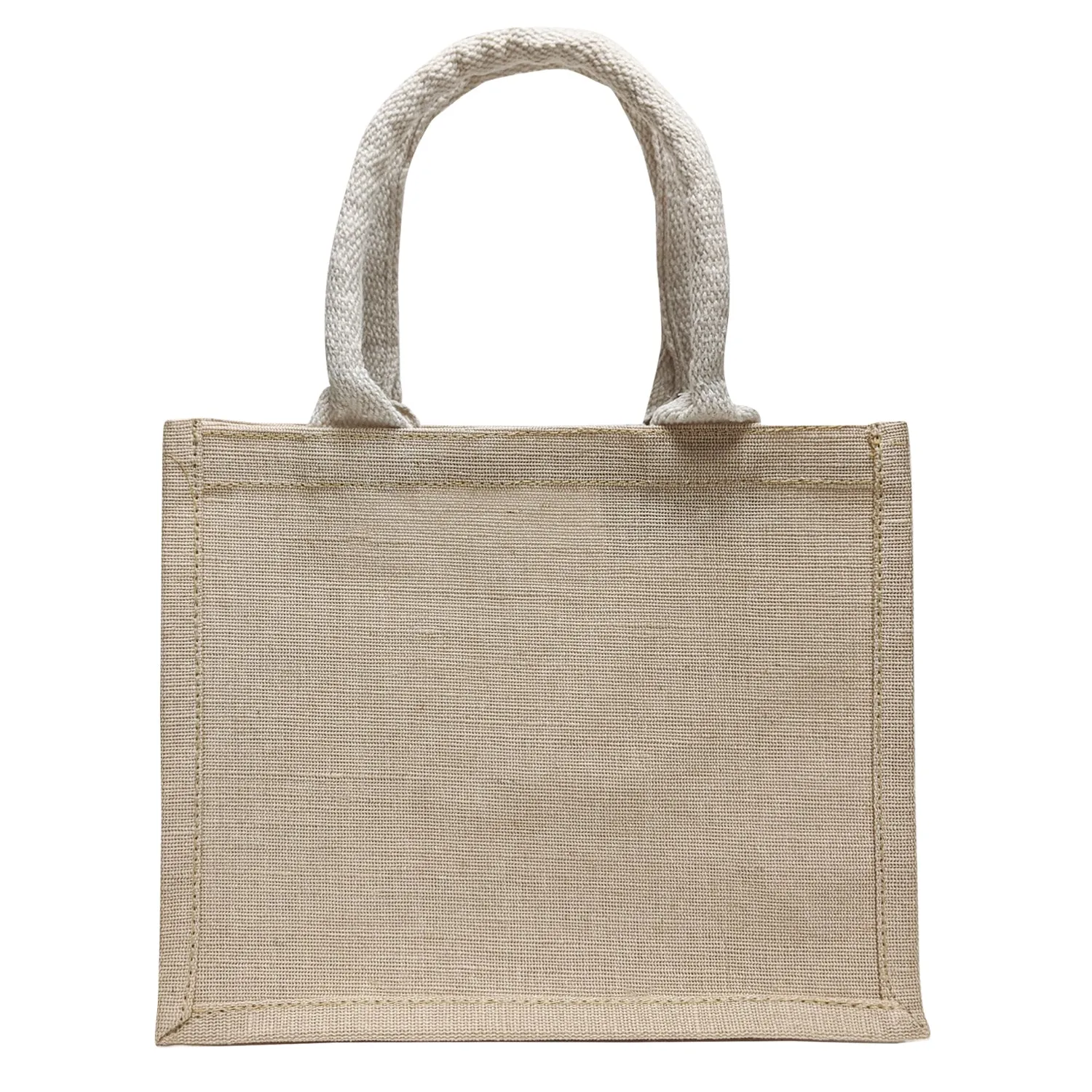 6 ct Rustic Wedding Favor Burlap Bags / Promotional Jute Totes - By Bundle