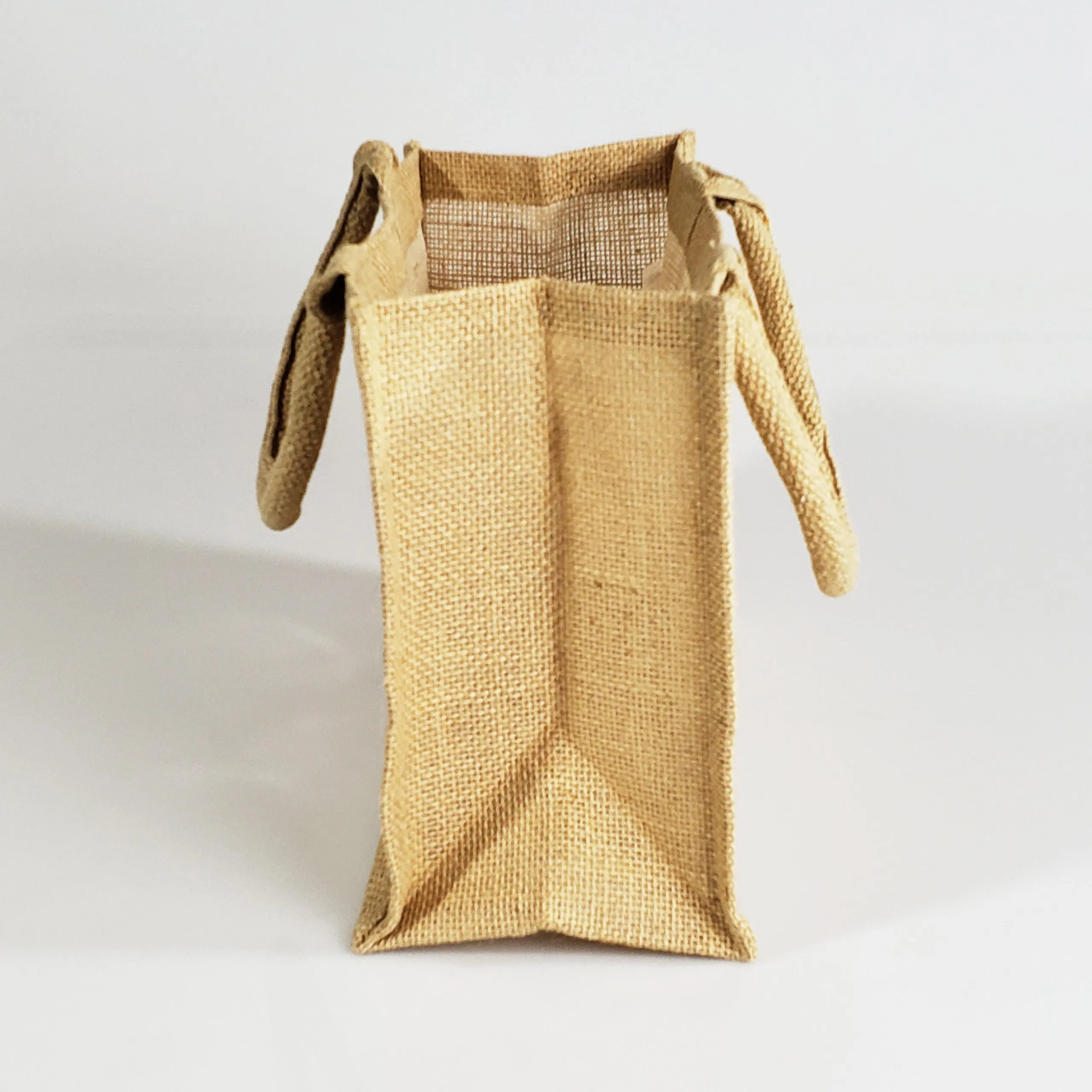 6 ct Rustic Wedding Favor Burlap Bags / Promotional Jute Totes - By Bundle