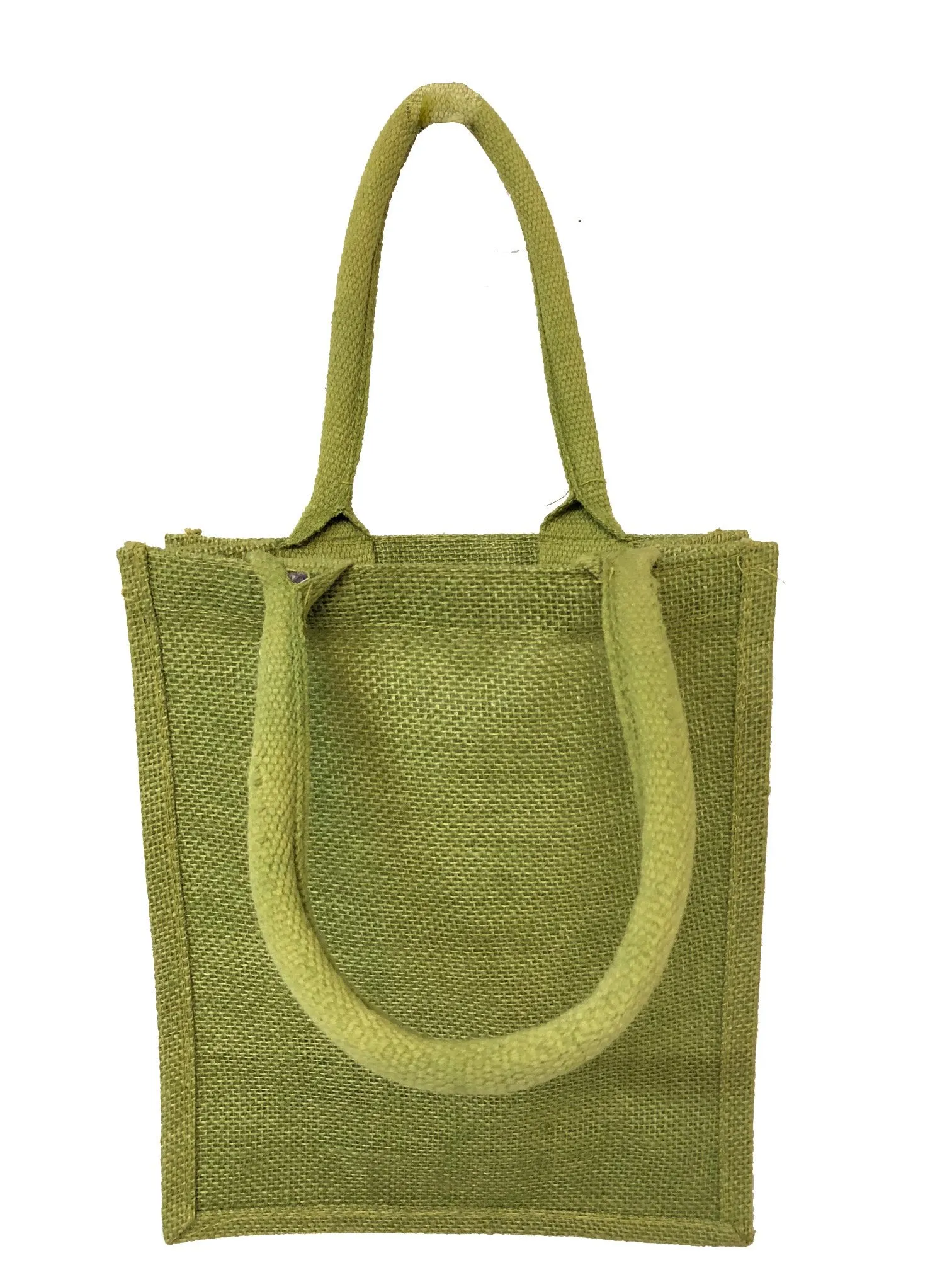 6 ct Small Burlap Bags / Jute Book Bag with Full Gusset - By Bundle