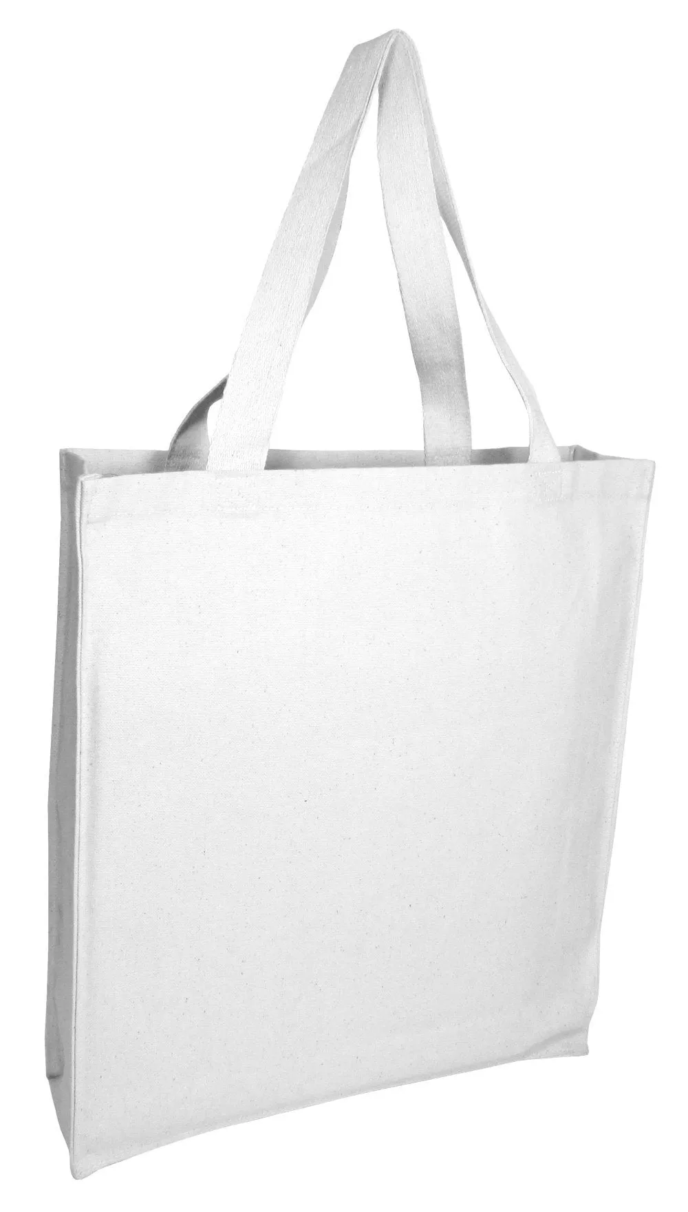 96 ct Heavy Canvas Wholesale Tote bags With Full Gusset - By Case