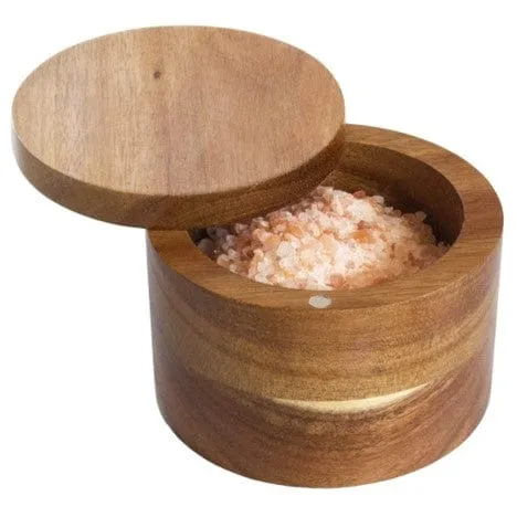 Acacia Salt Box by Totally Bamboo