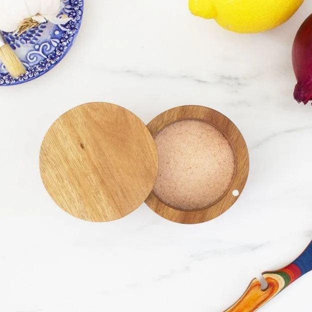 Acacia Salt Box by Totally Bamboo