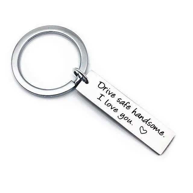 All Occasion Gift Drive Safe I Need You Here with Me Keychain Girl for Boy - Party Favors