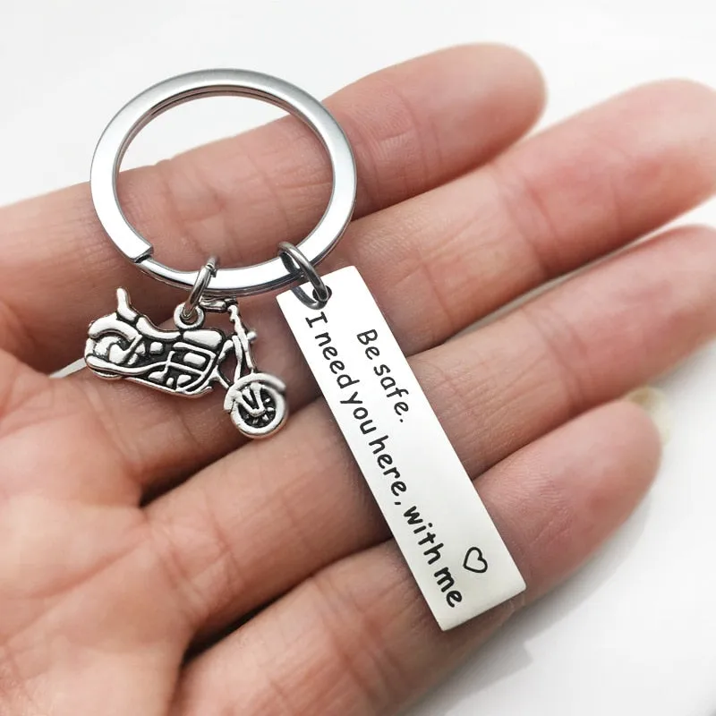 All Occasion Gift Drive Safe I Need You Here with Me Keychain Girl for Boy - Party Favors