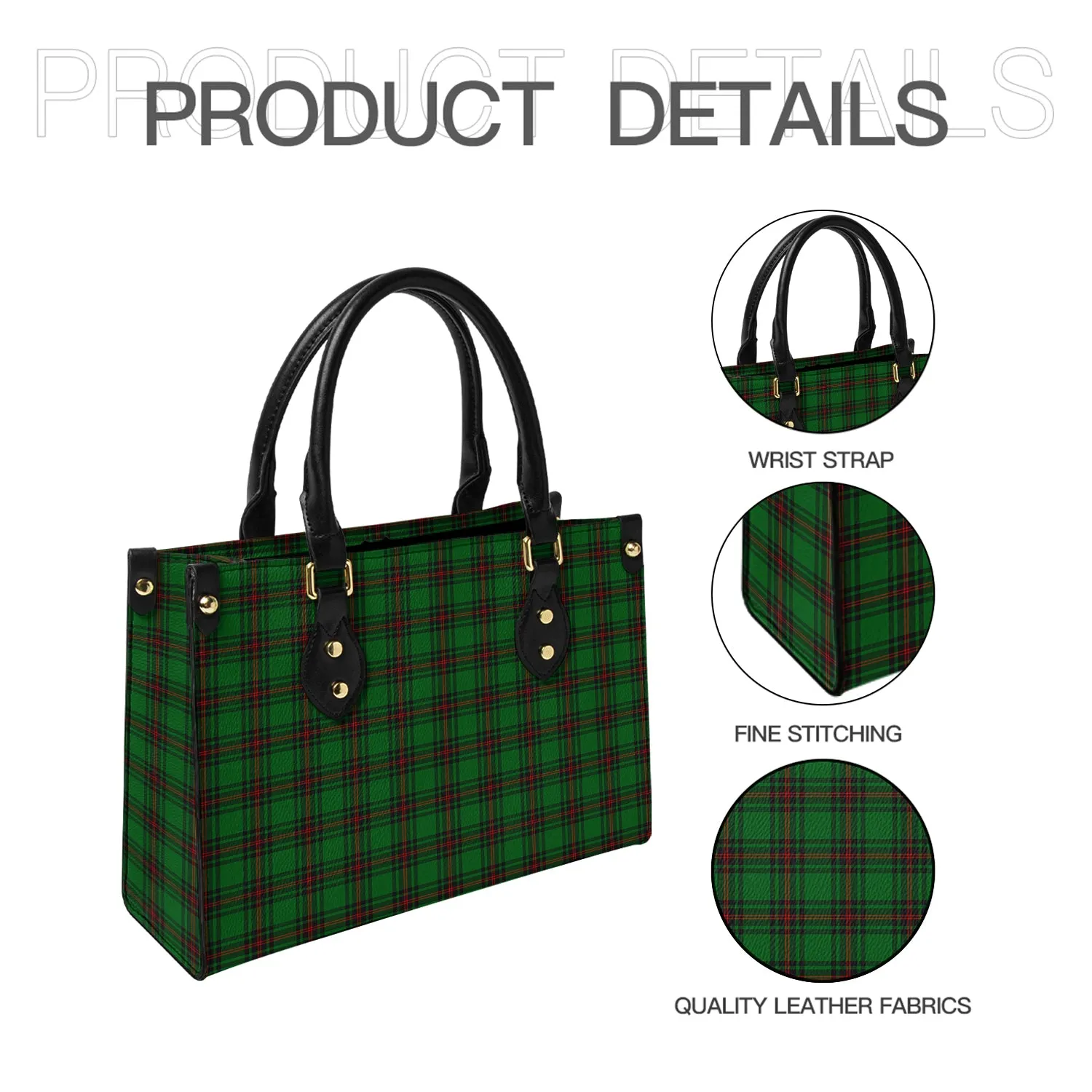 Anstruther Tartan Leather Bag