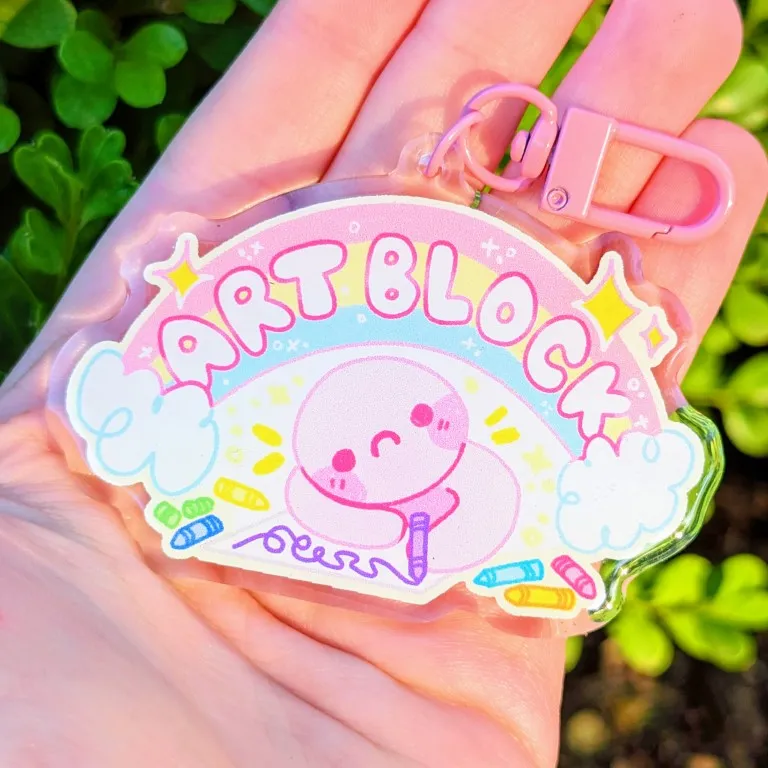 Art Block Keychains