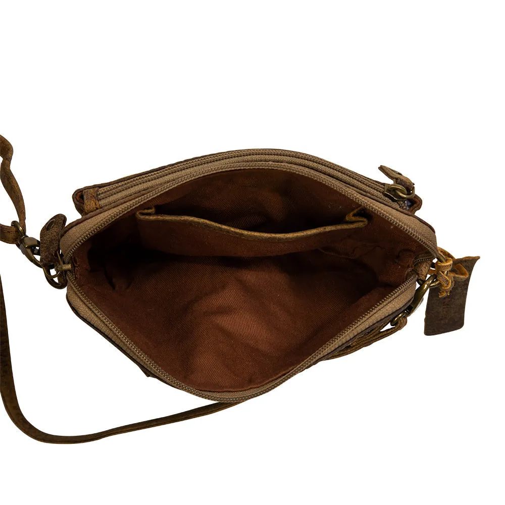 Auburn Montana Leather & Hairon Bag