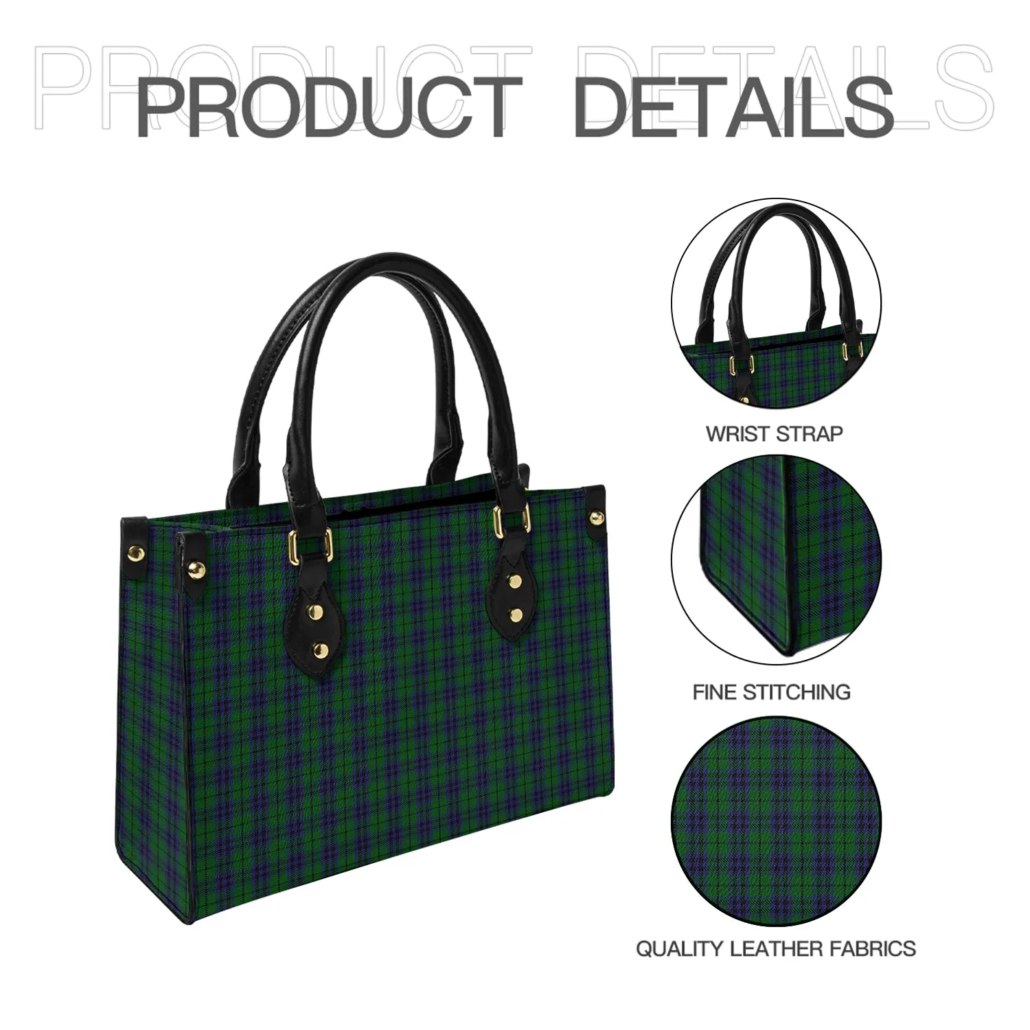 Austin Tartan Leather Bag