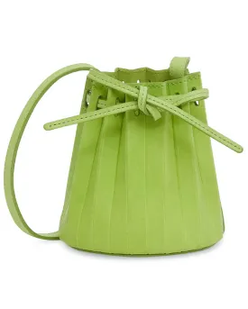 Baby Pleated Bucket Bag in Clorofilla