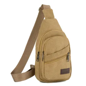 Bag 2022 New Men's Chest Bag Canvas Bag Crossbody Bag Men's Bag Shoulder Bag Korean Small Bag Casual Waist Bag