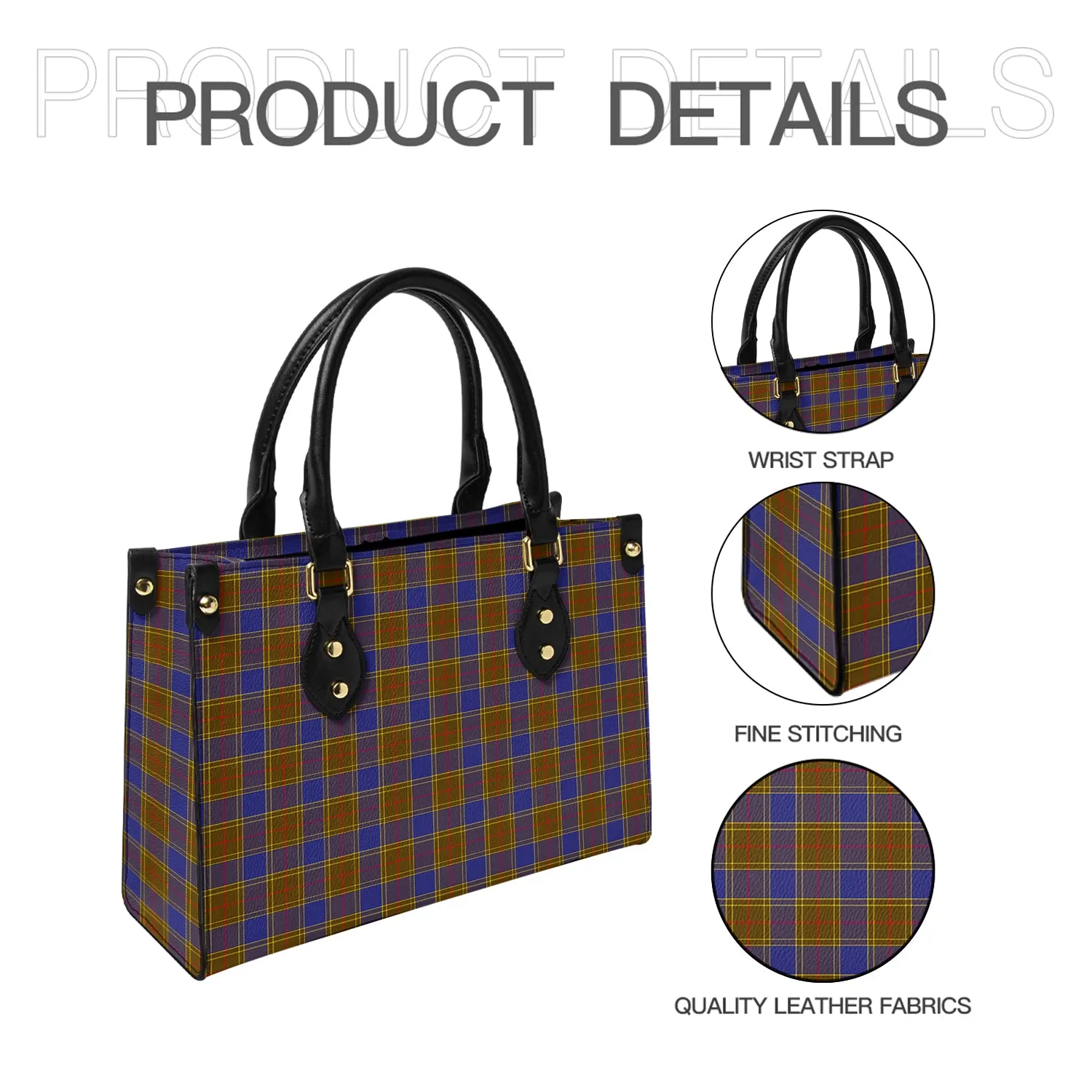 Balfour Tartan Leather Bag