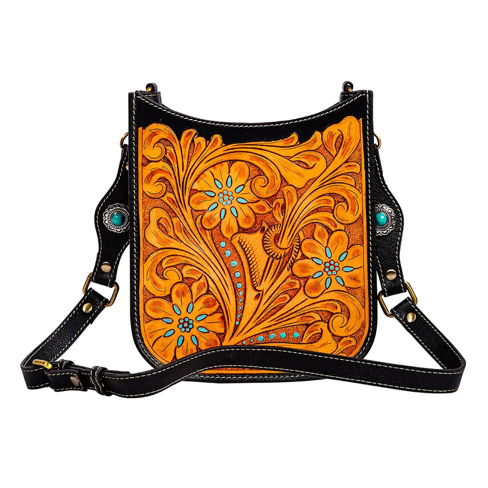 Belle's Peak Hand-tooled Bag