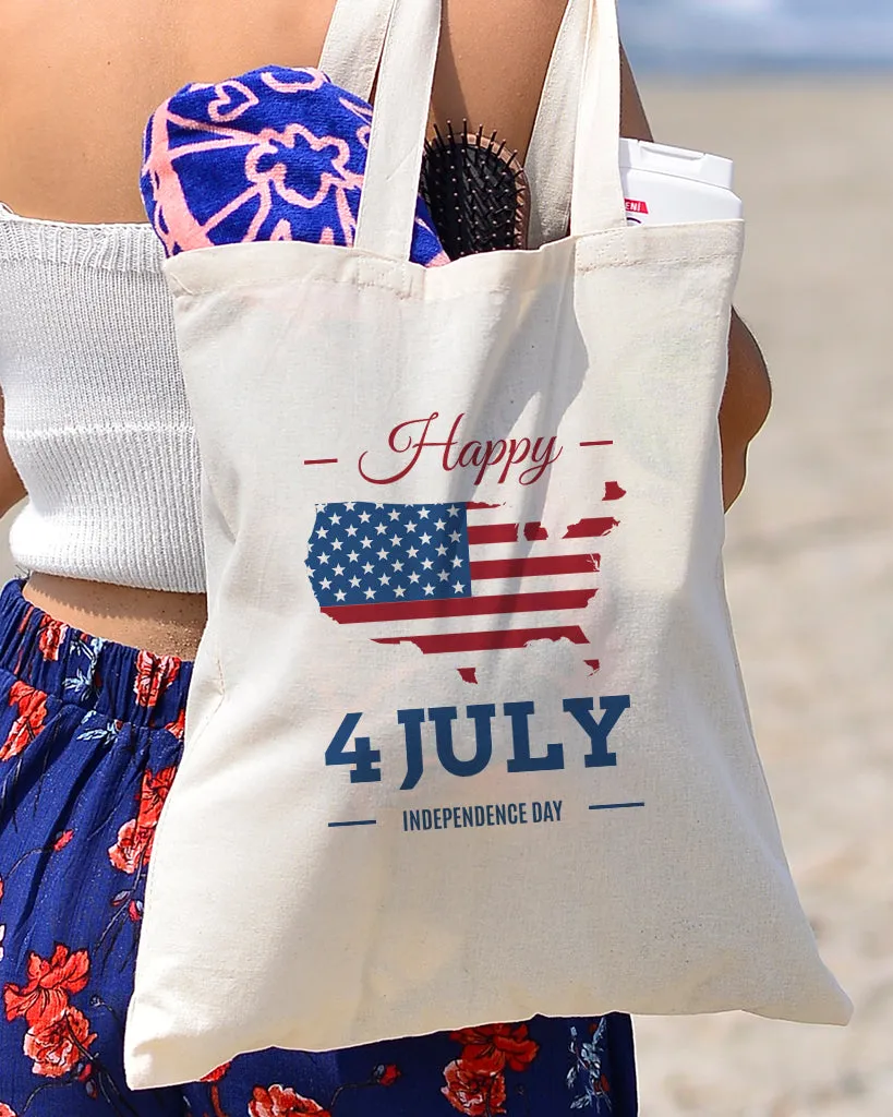 Best Continent Tote Bag - 4th Of July Tote Bags