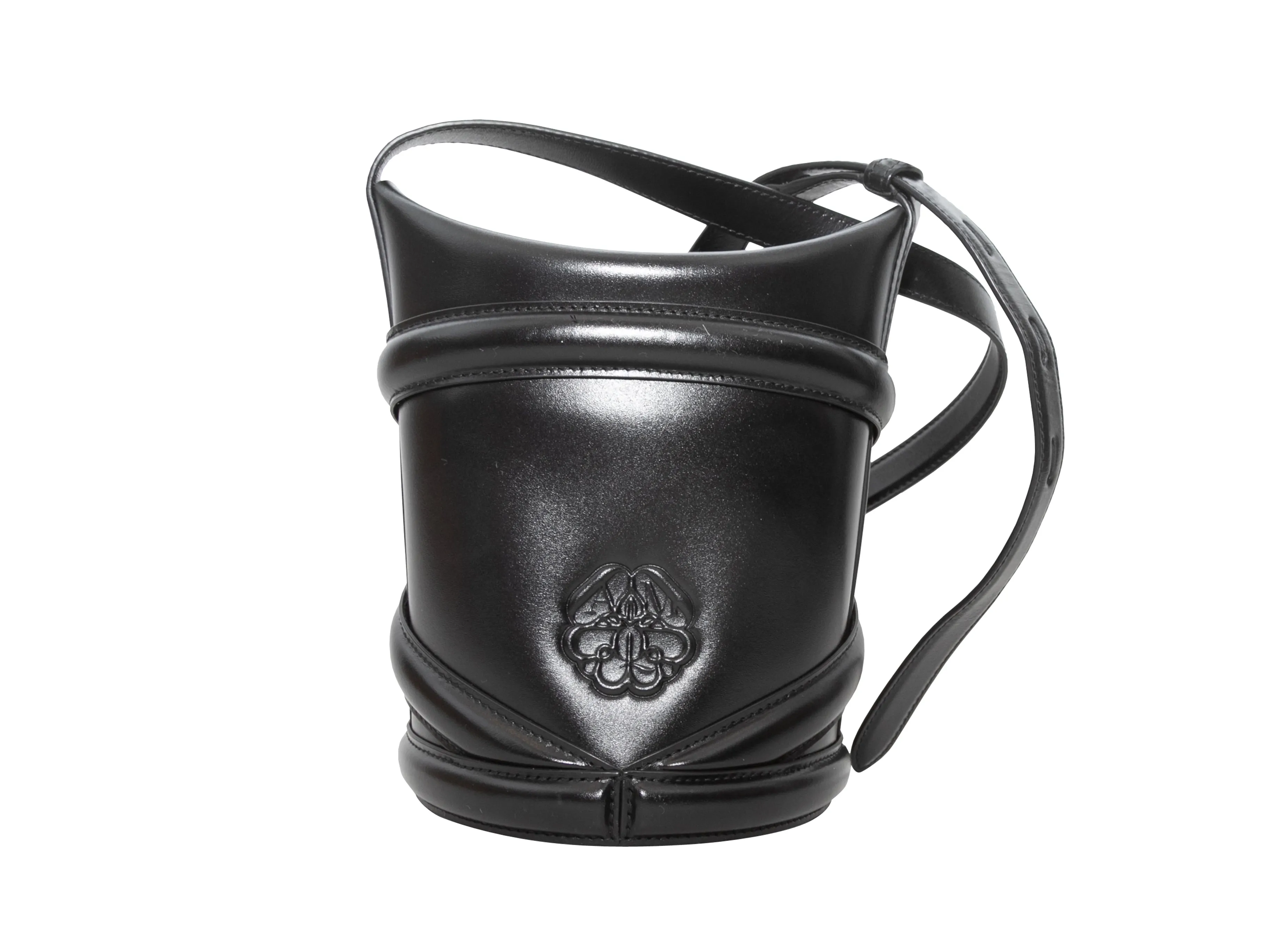 Black Alexander McQueen Leather Bucket Bag