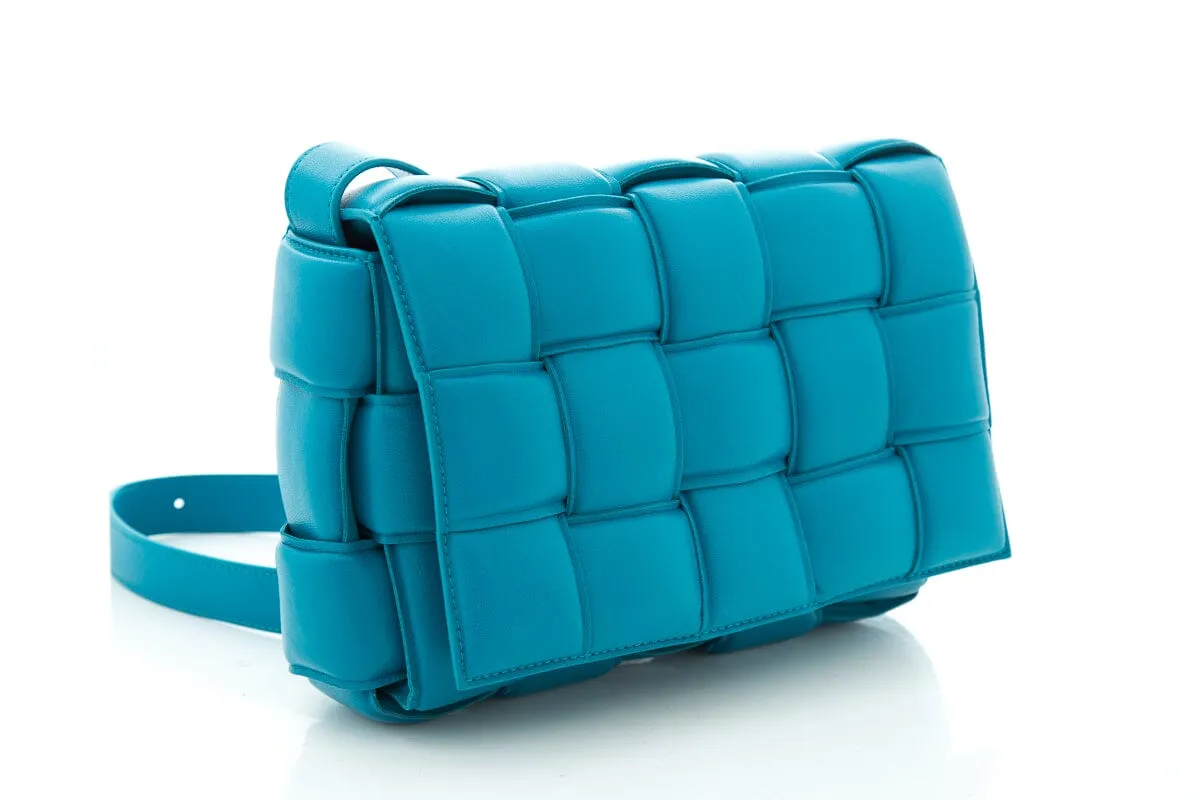 Bottega Veneta Blue Casette Cross-Body