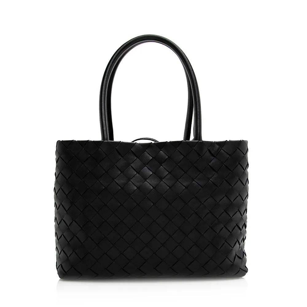 Bottega Veneta Intrecciato Leather Small Tote (SHF-20324)