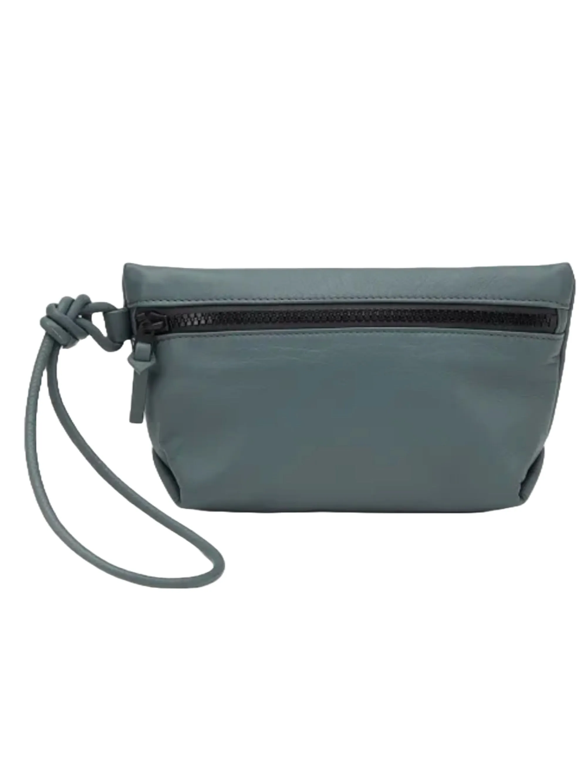 Bottega Veneta Leather Grey Clutch