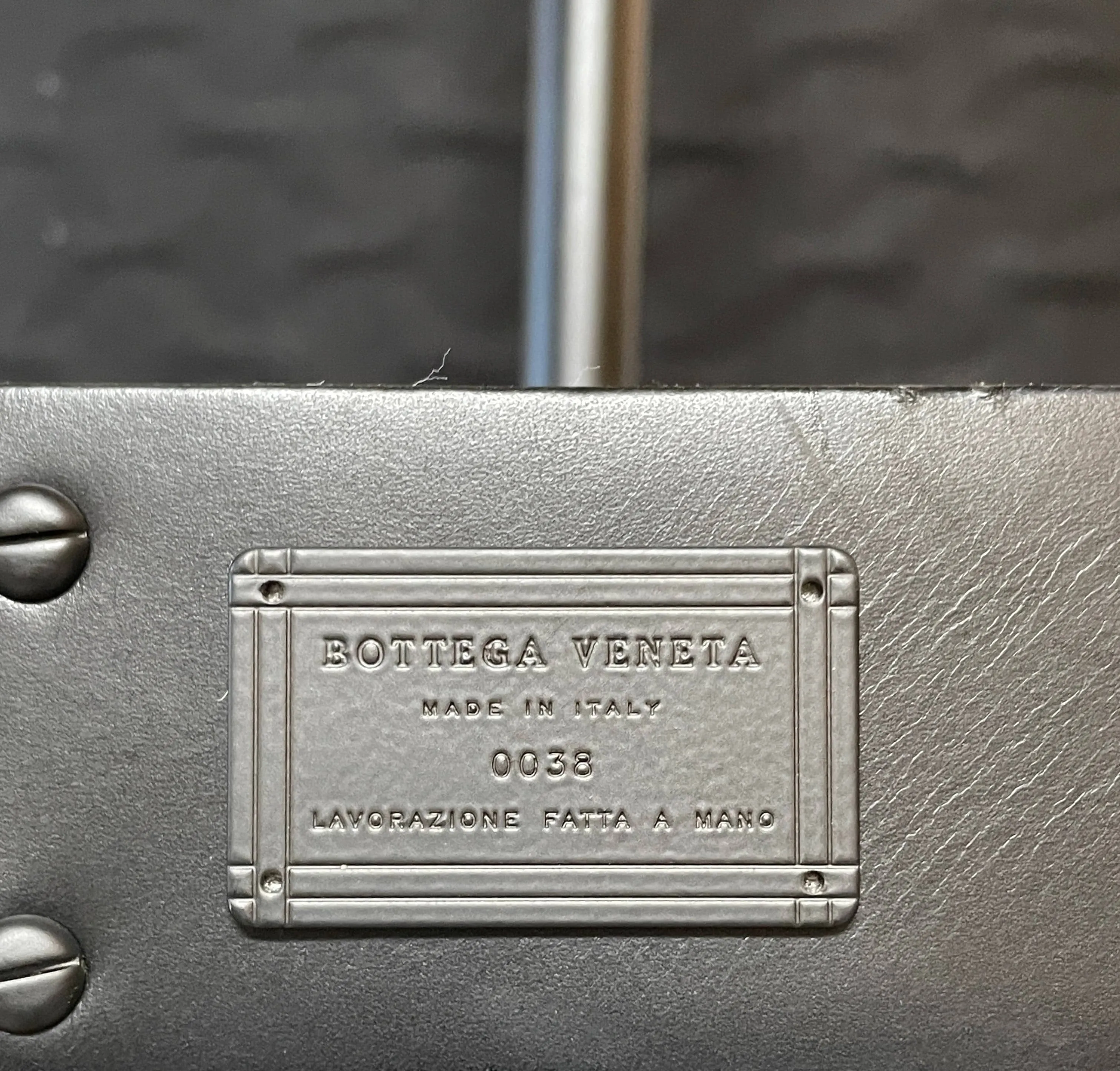 Bottega Veneta Nero Leather Director's Chair