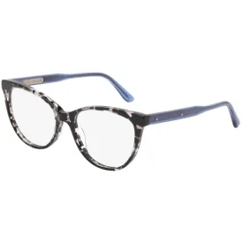 Bottega Veneta Women's Eyeglasses - Shiny Grey Havana | BOTTEGA VENETA BV0025O 002