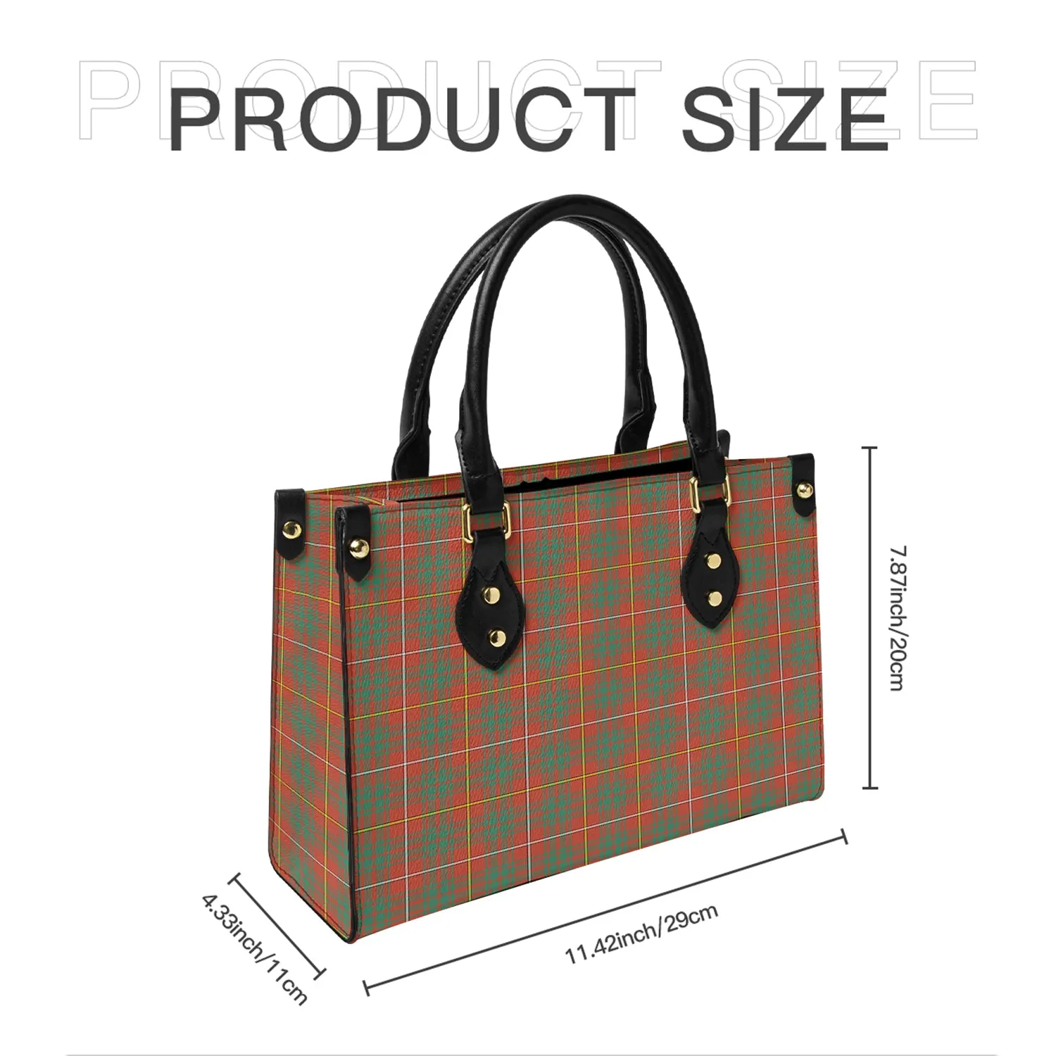 Bruce Ancient Tartan Leather Bag