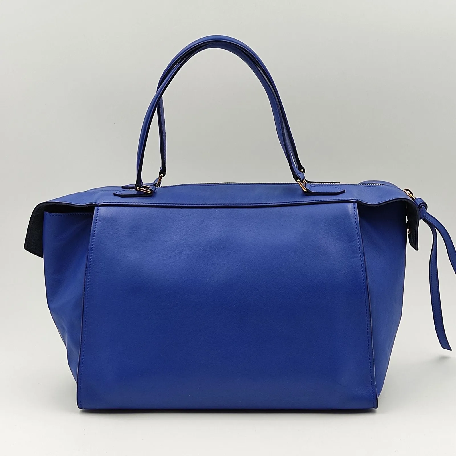 CELINE Celine Celine Ring handbag in light blue leather