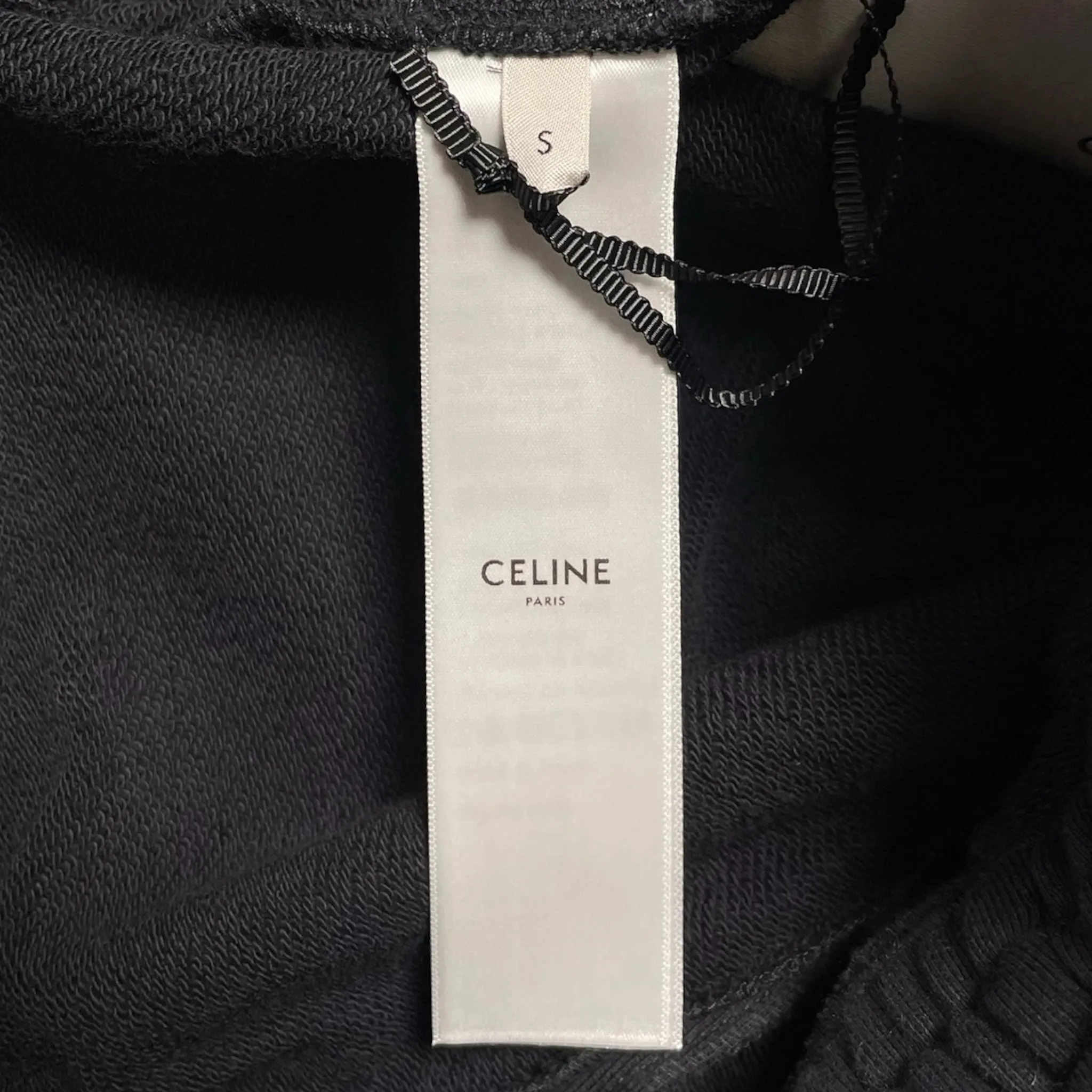 Celine Logo Sweatpants Black