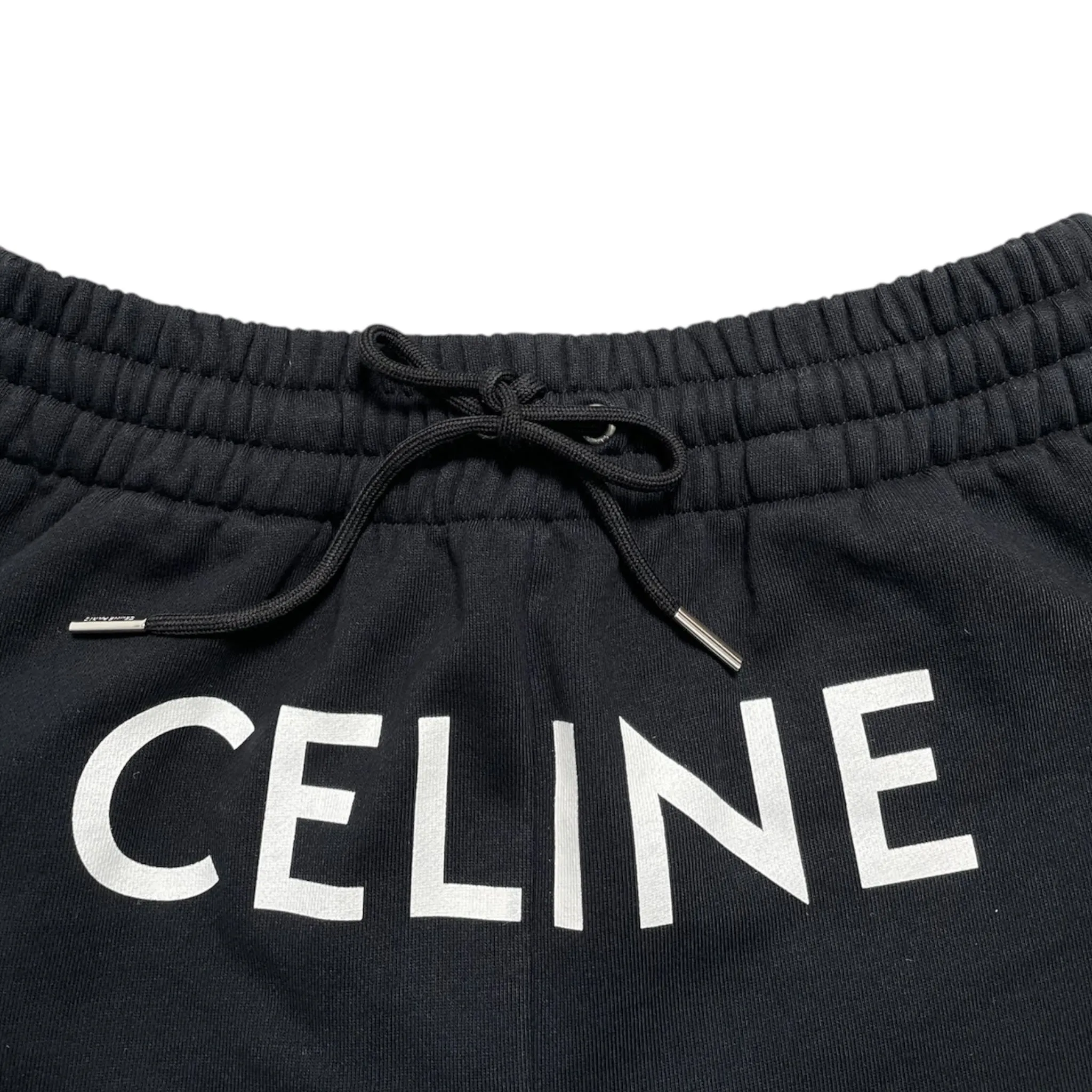 Celine Logo Sweatpants Black