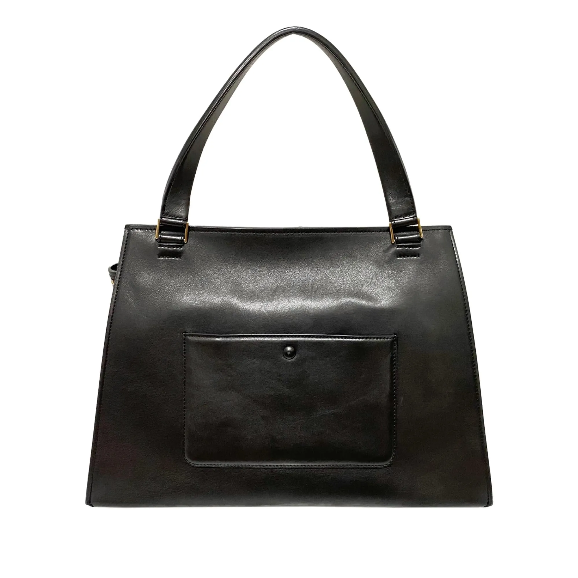 Celine Medium Edge Bicolor Leather Handbag (SHG-37631)