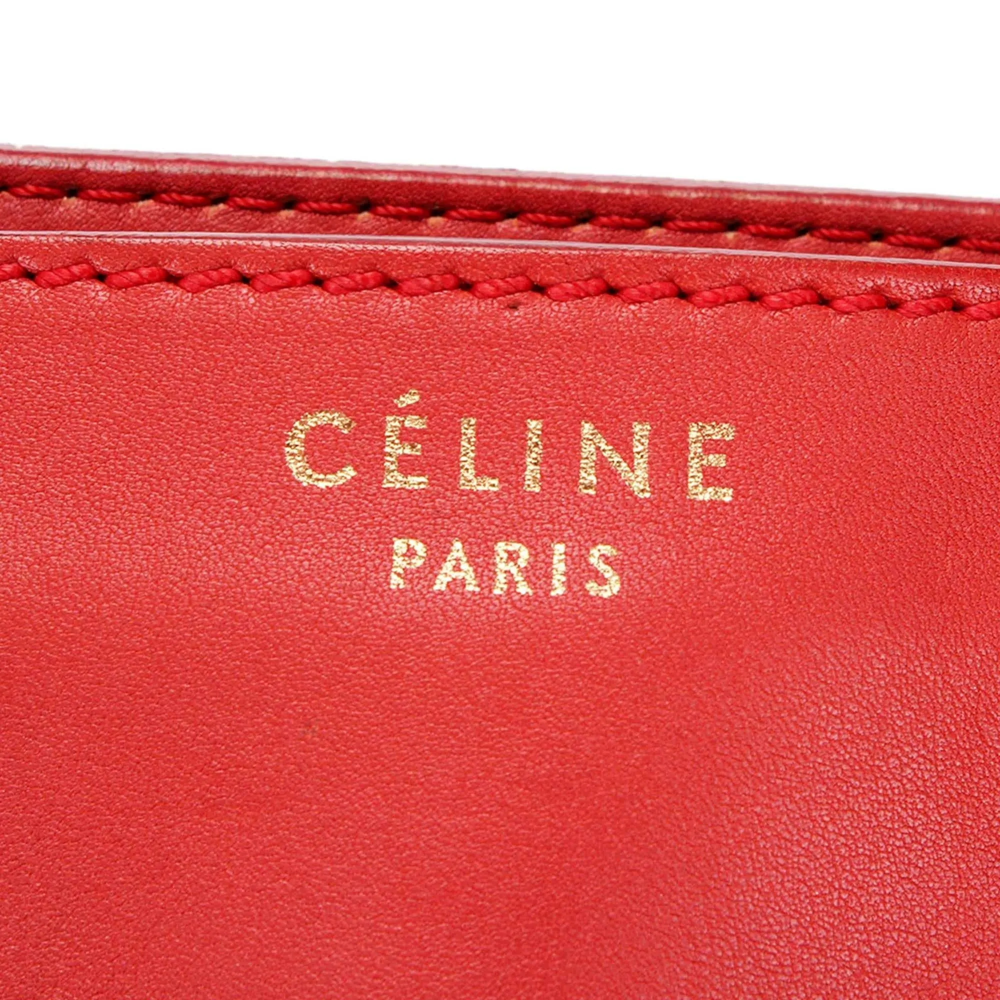 Celine Mini Luggage Leather Tote Bag (SHG-gfrL8o)