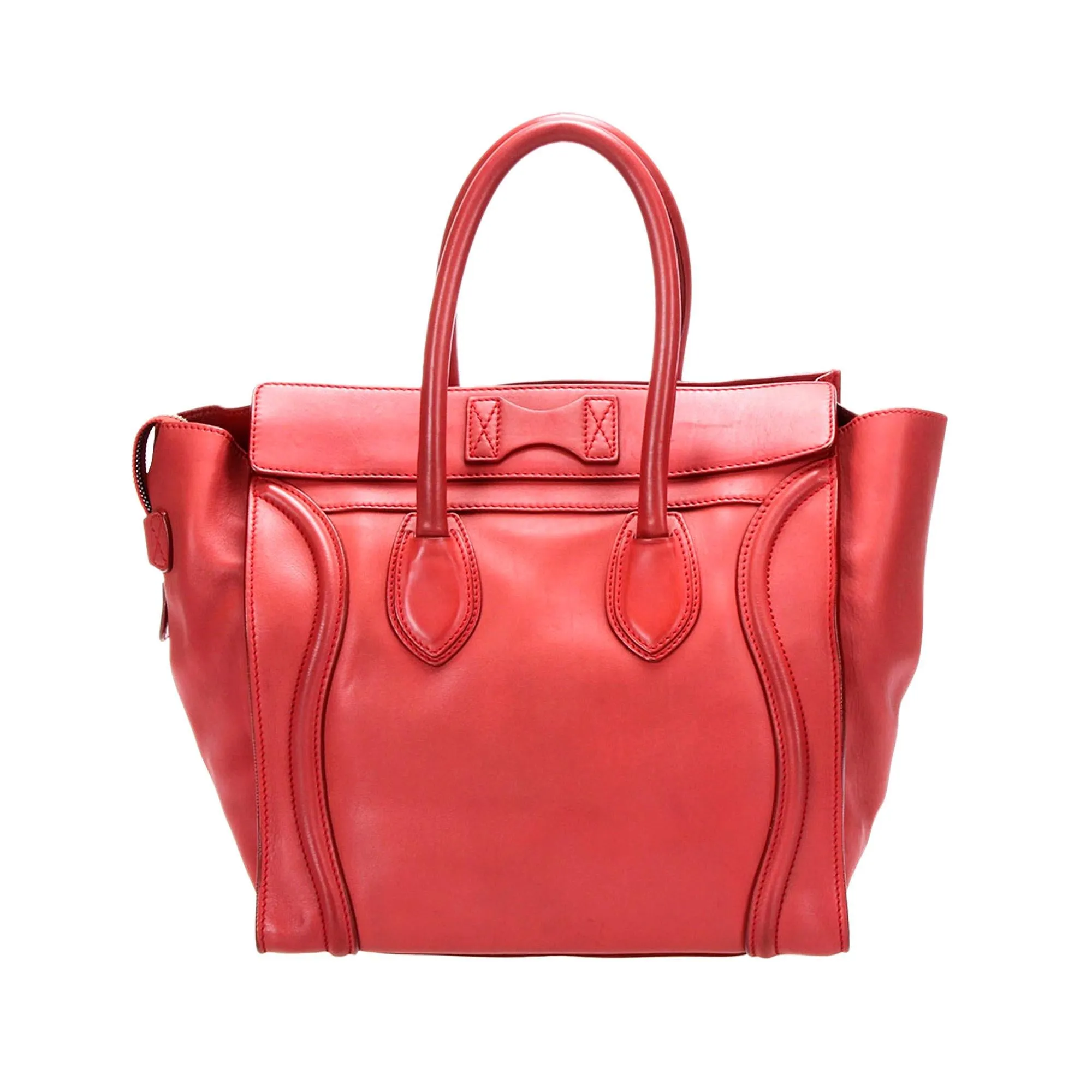 Celine Mini Luggage Leather Tote Bag (SHG-gfrL8o)