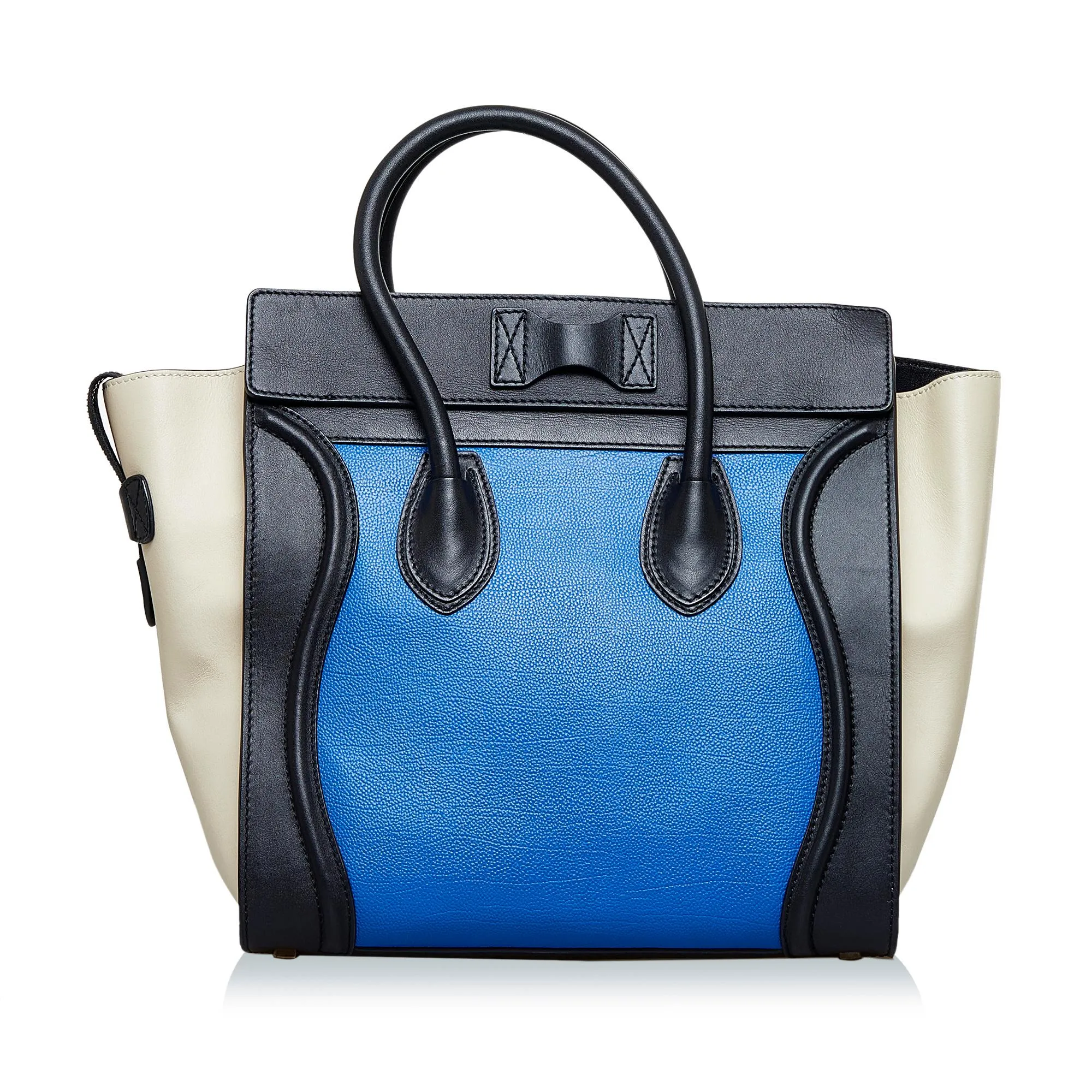 Celine Mini Luggage Tricolor Tote (SHG-nXx1gJ)