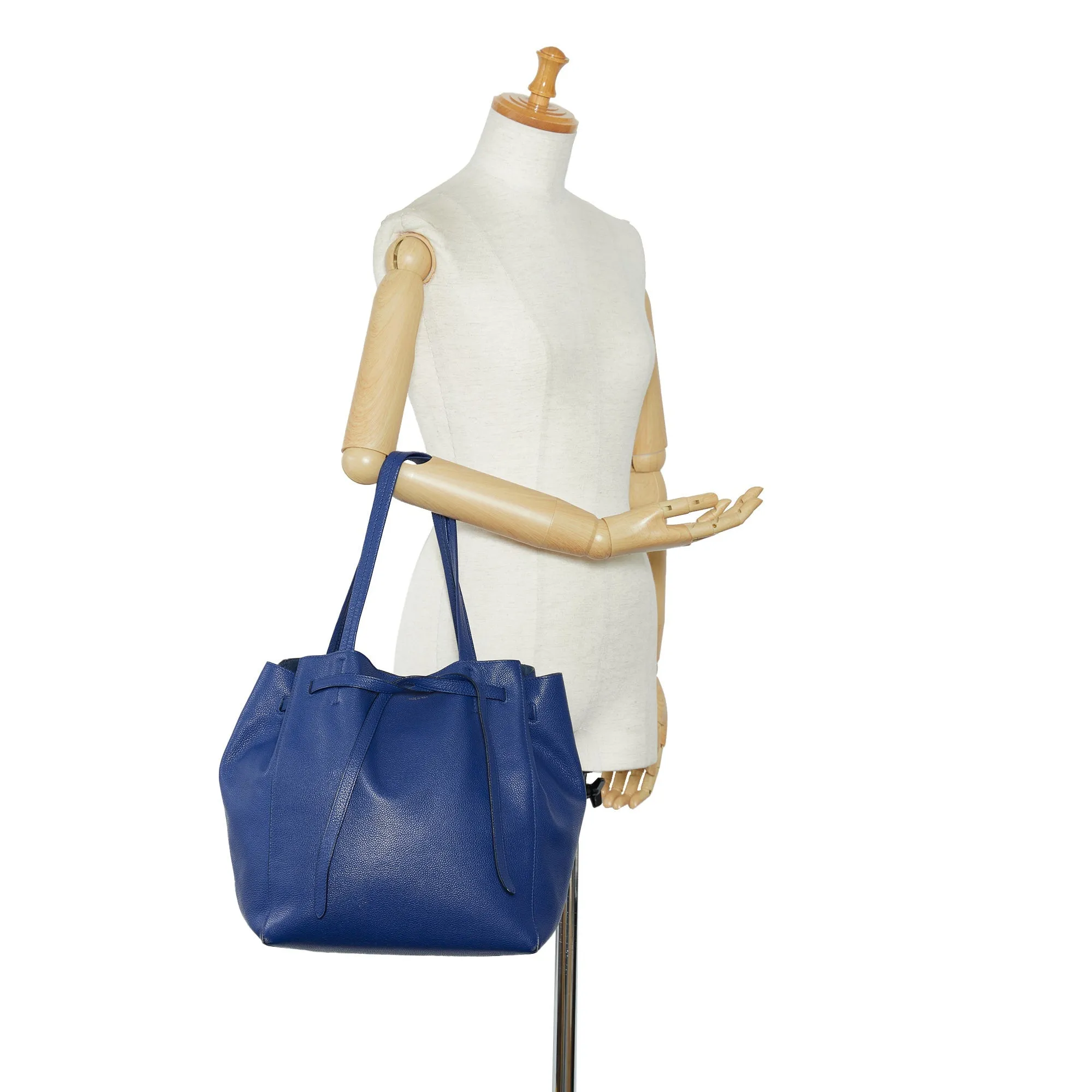 Celine Phantom Cabas Tote Small Blue