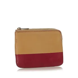 Celine Solo Bicolor Leather Clutch Bag (SHG-27825)