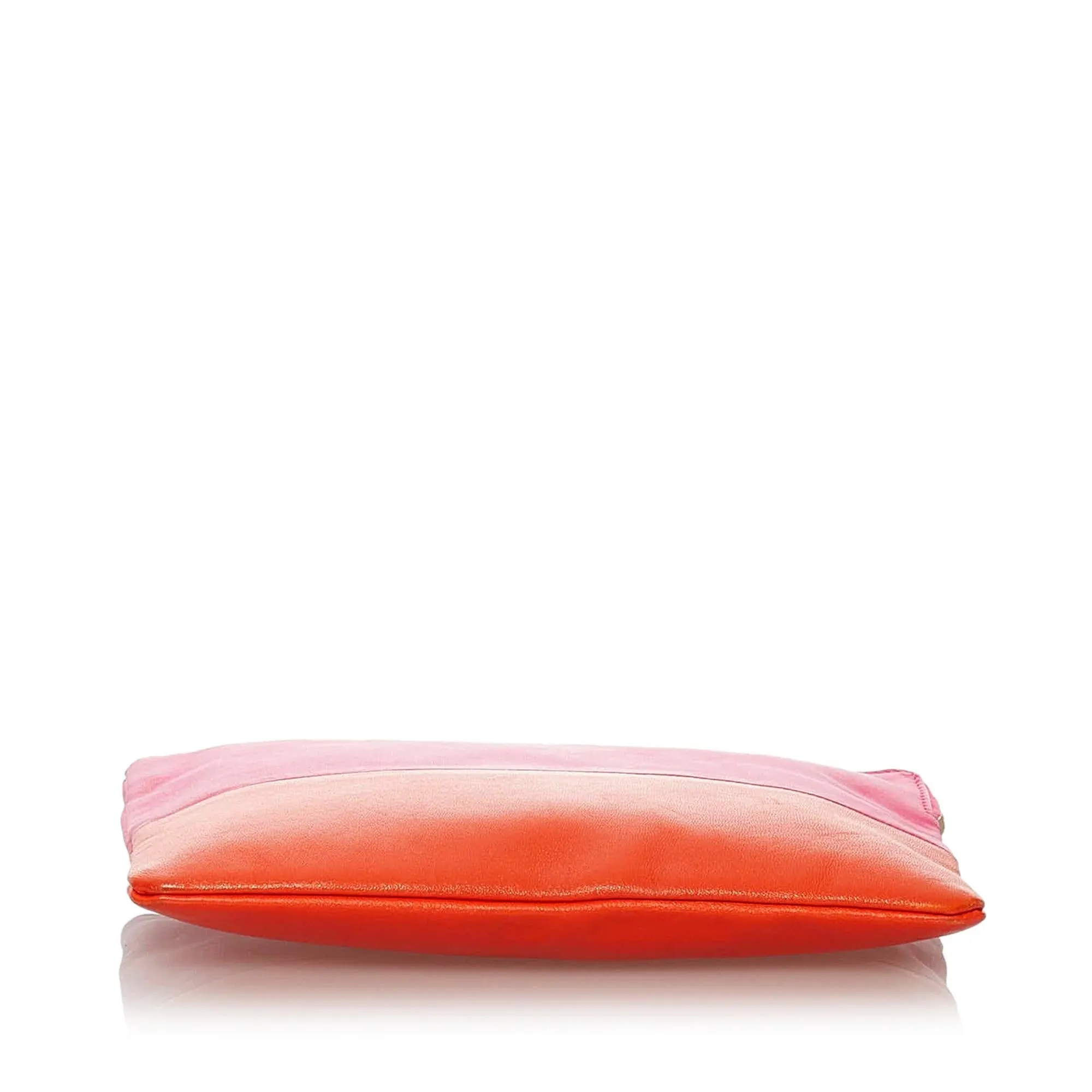 Celine Solo Bicolor Leather Clutch Bag (SHG-28318)