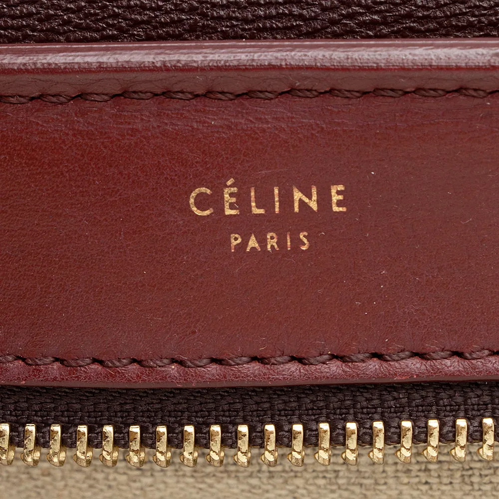 Celine Tricolor Calfskin Small Trapeze Bag (SHF-20414)