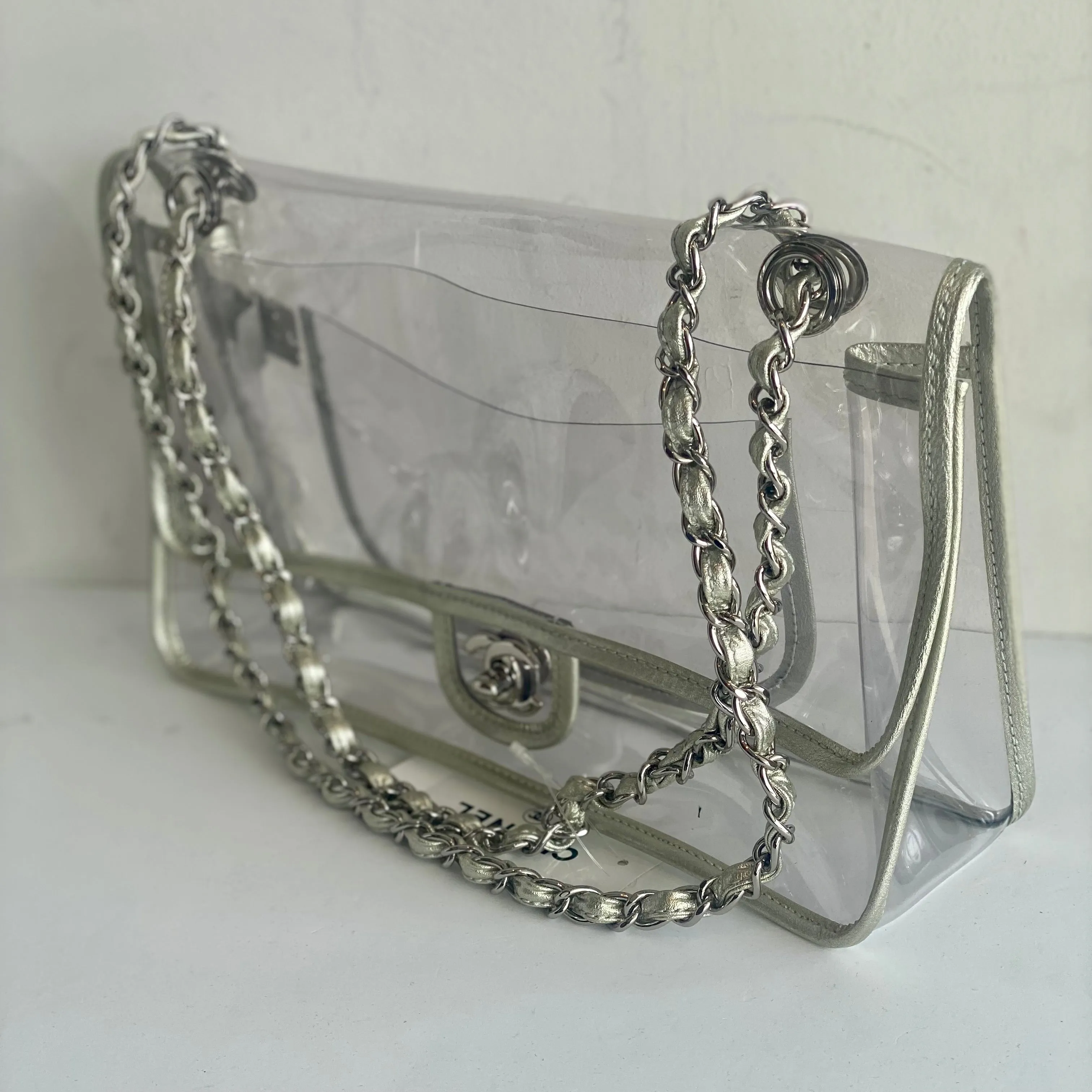 Chanel Clear 2.55 Reissue Transparent Classic Single Flap Shoulder Bag