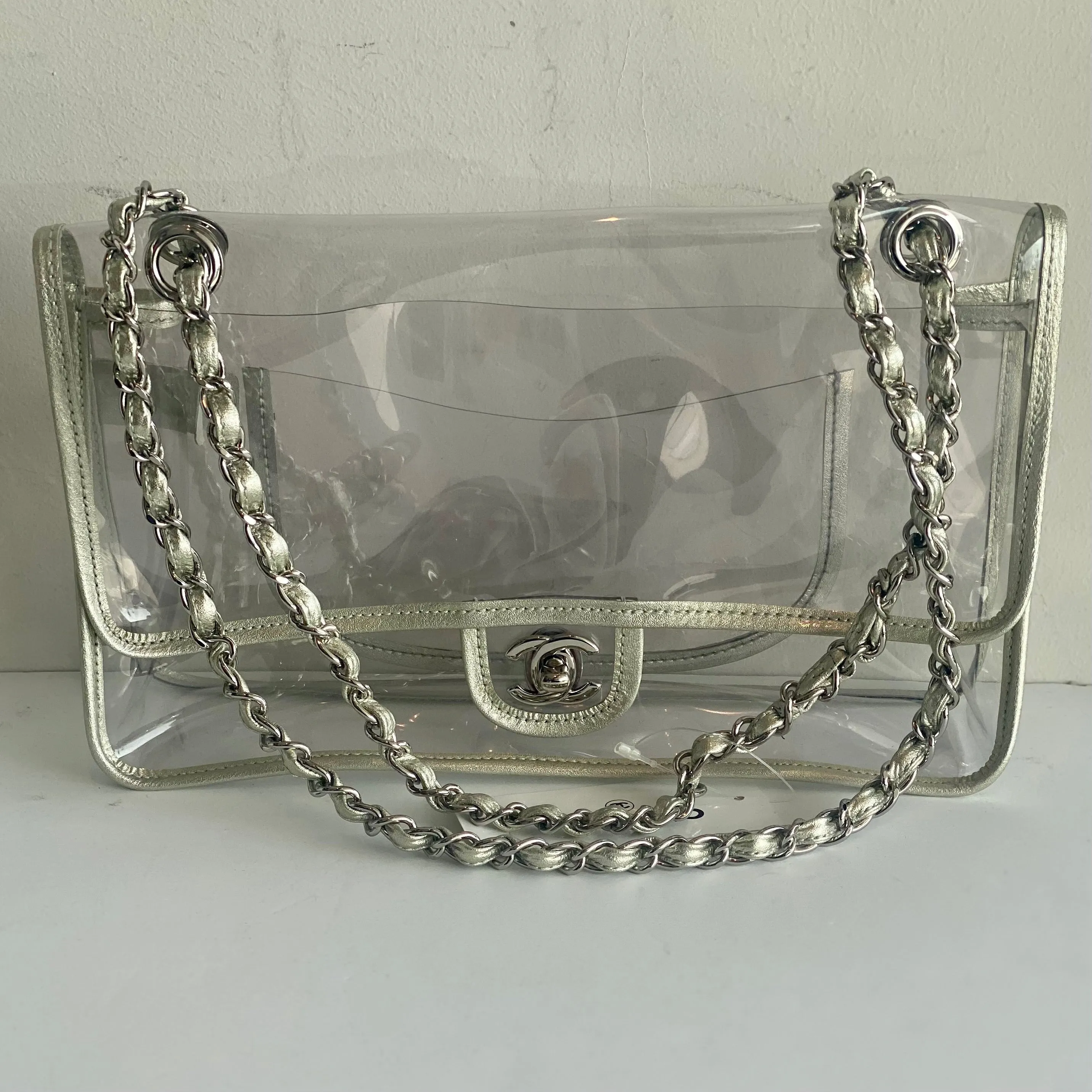 Chanel Clear 2.55 Reissue Transparent Classic Single Flap Shoulder Bag