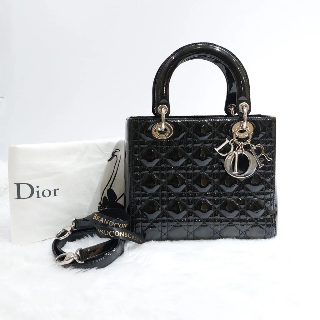 Christian Dior Lady Bag Black